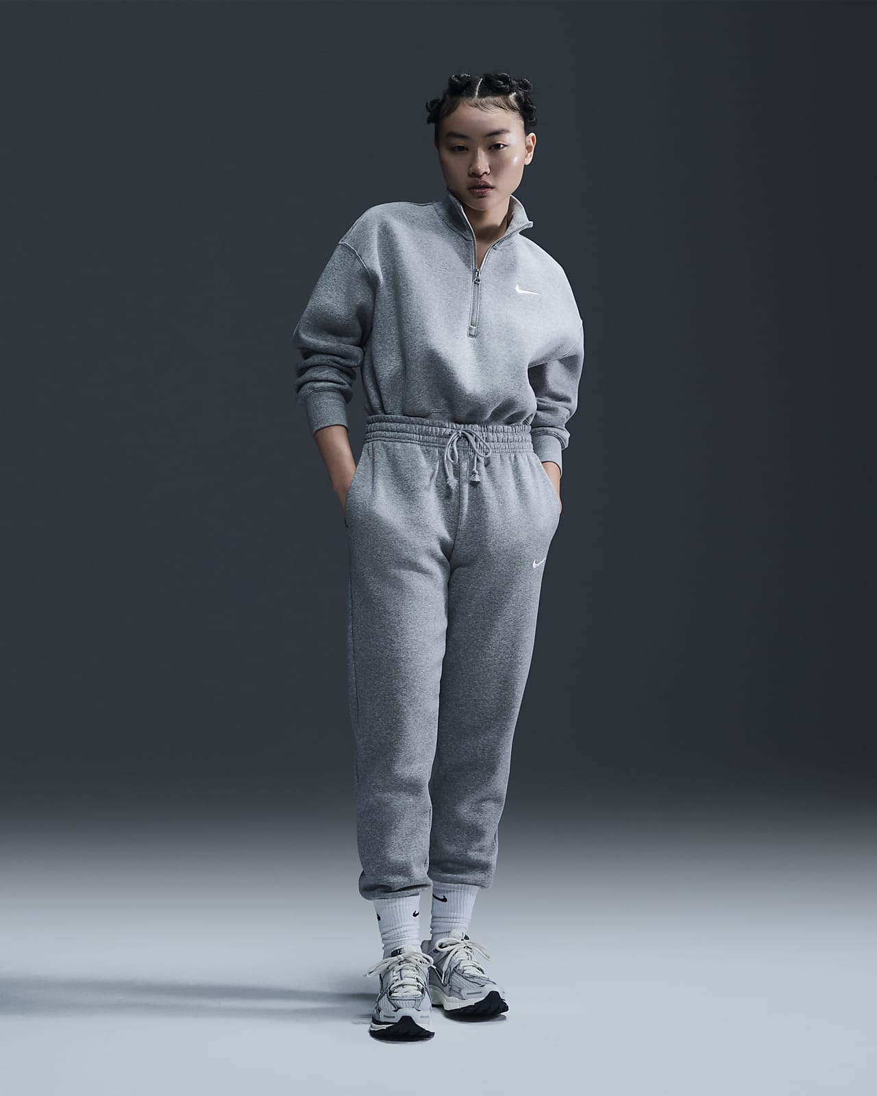 Nike Sportswear Phoenix Fleece Women's Mid-Rise Tracksuit Bottoms