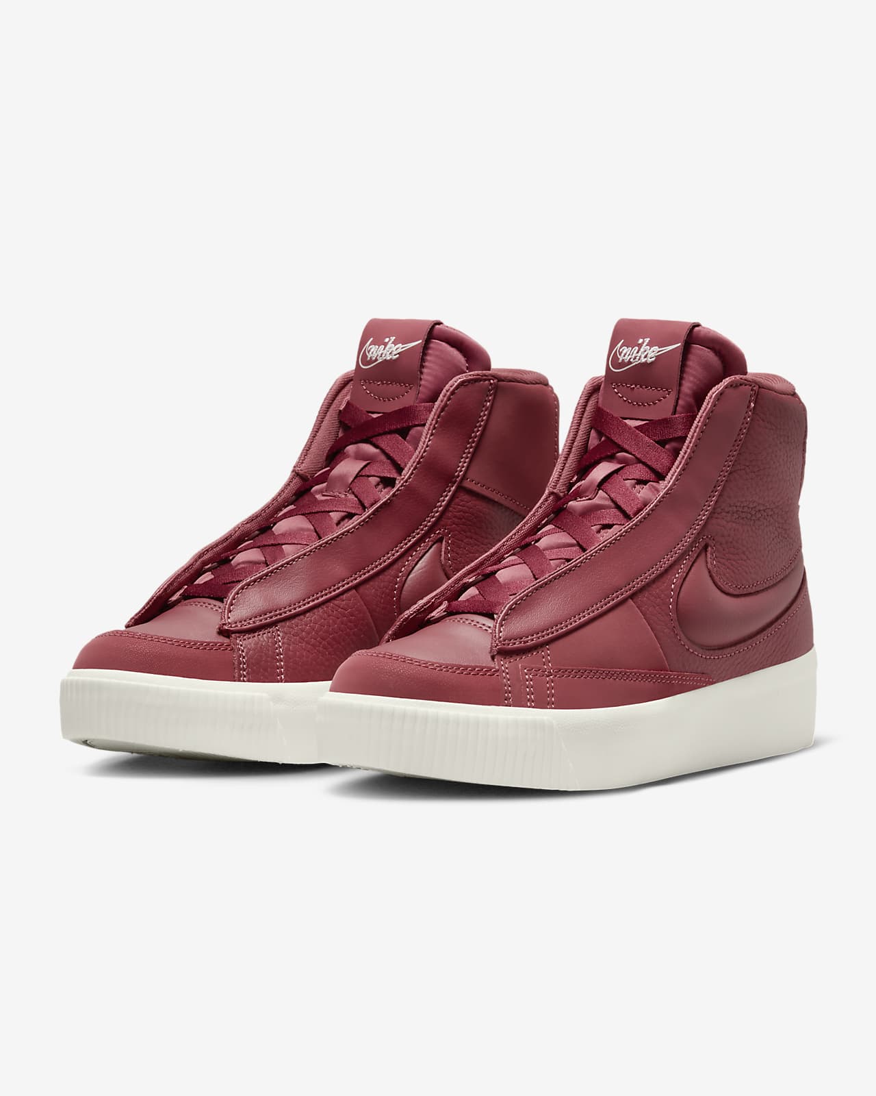 nike blazer high womens red