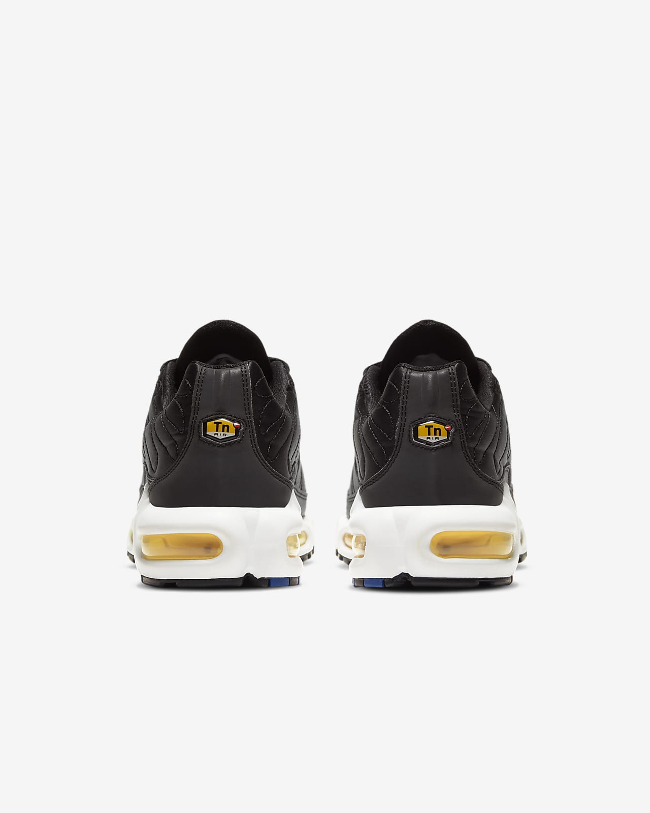 black and yellow air max plus womens