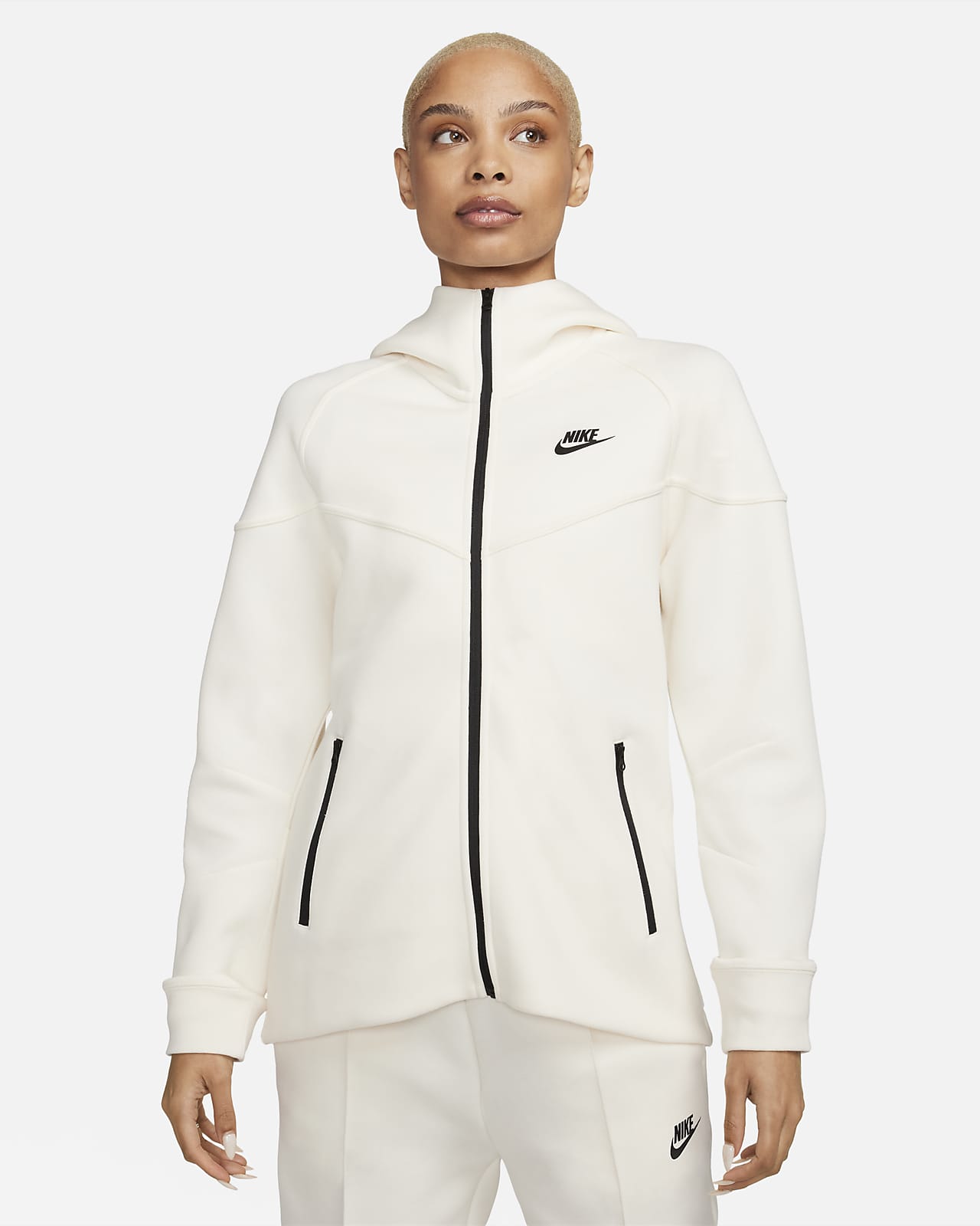Sweat à capuche et zip Nike Sportswear Tech Fleece Windrunner pour femme