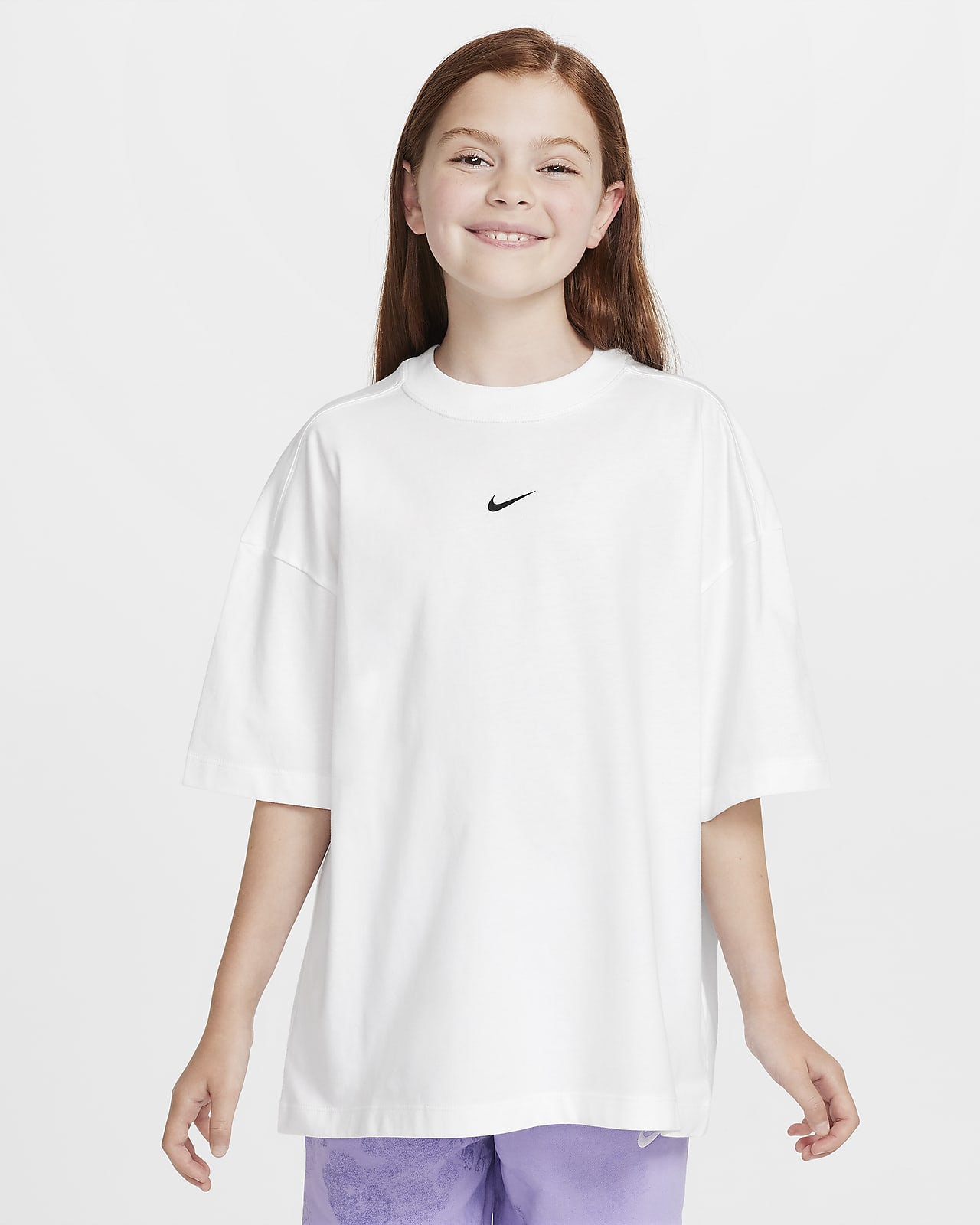 Nike Sportswear Big Kids' (Girls') Oversized T-Shirt