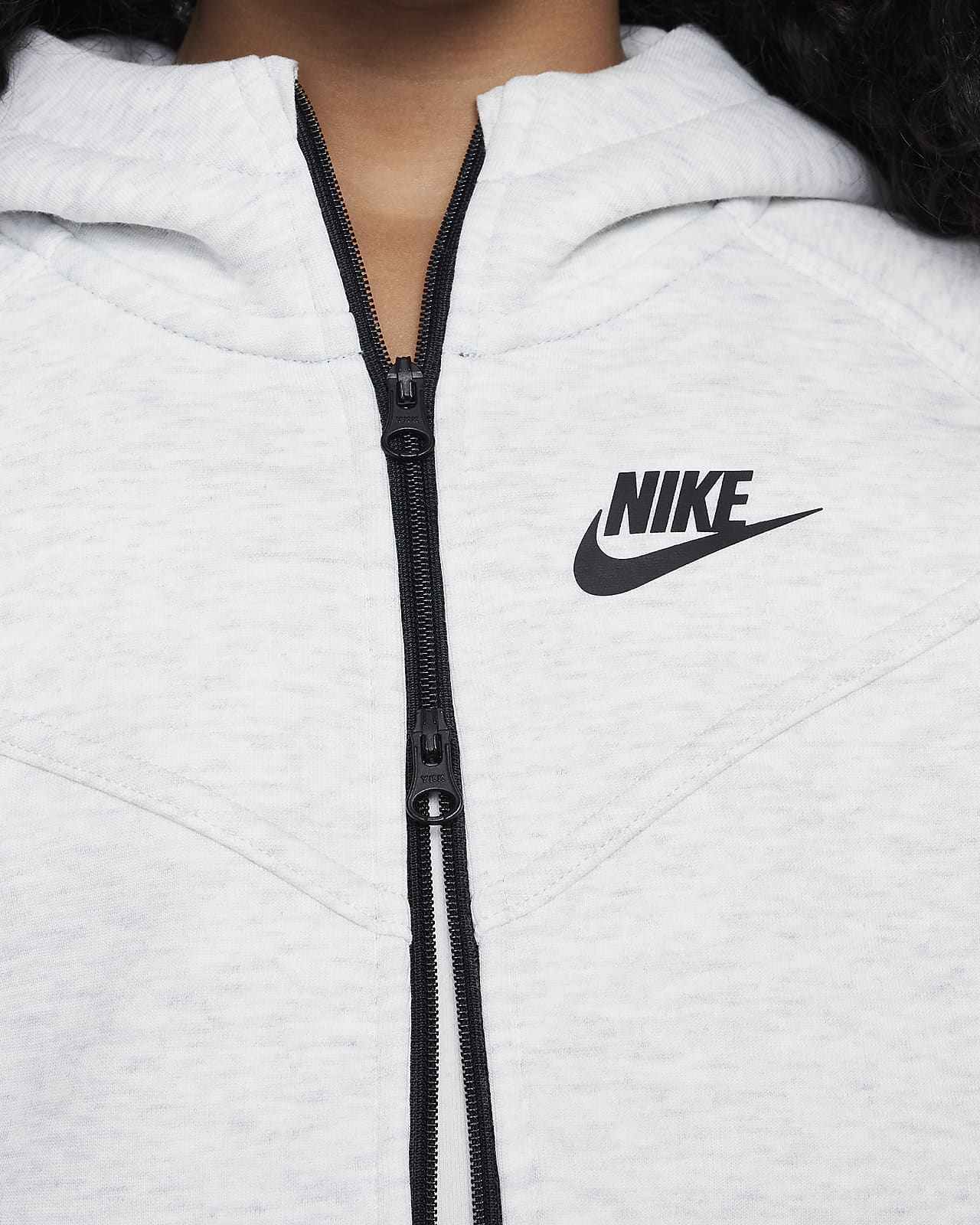 Nike Sportswear Tech Fleece Older Kids' (Girls') Full-Zip Hoodie