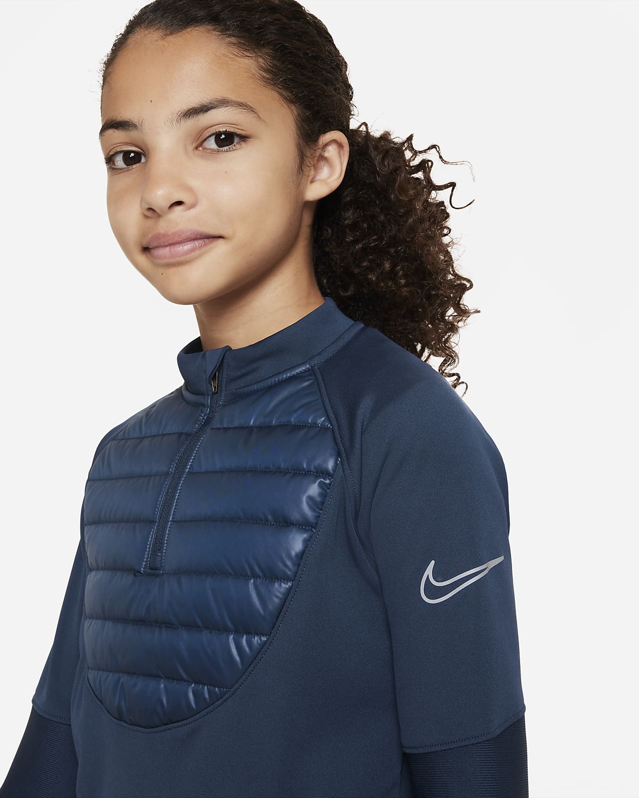 Nike Therma-FIT Academy Winter Warrior Older Kids' Football Drill Top ...