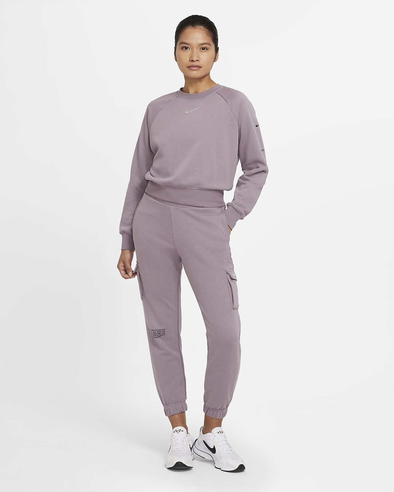 nike swoosh french terry