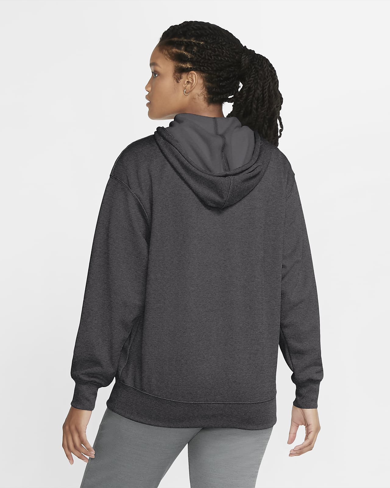 womens grey hoodie nike