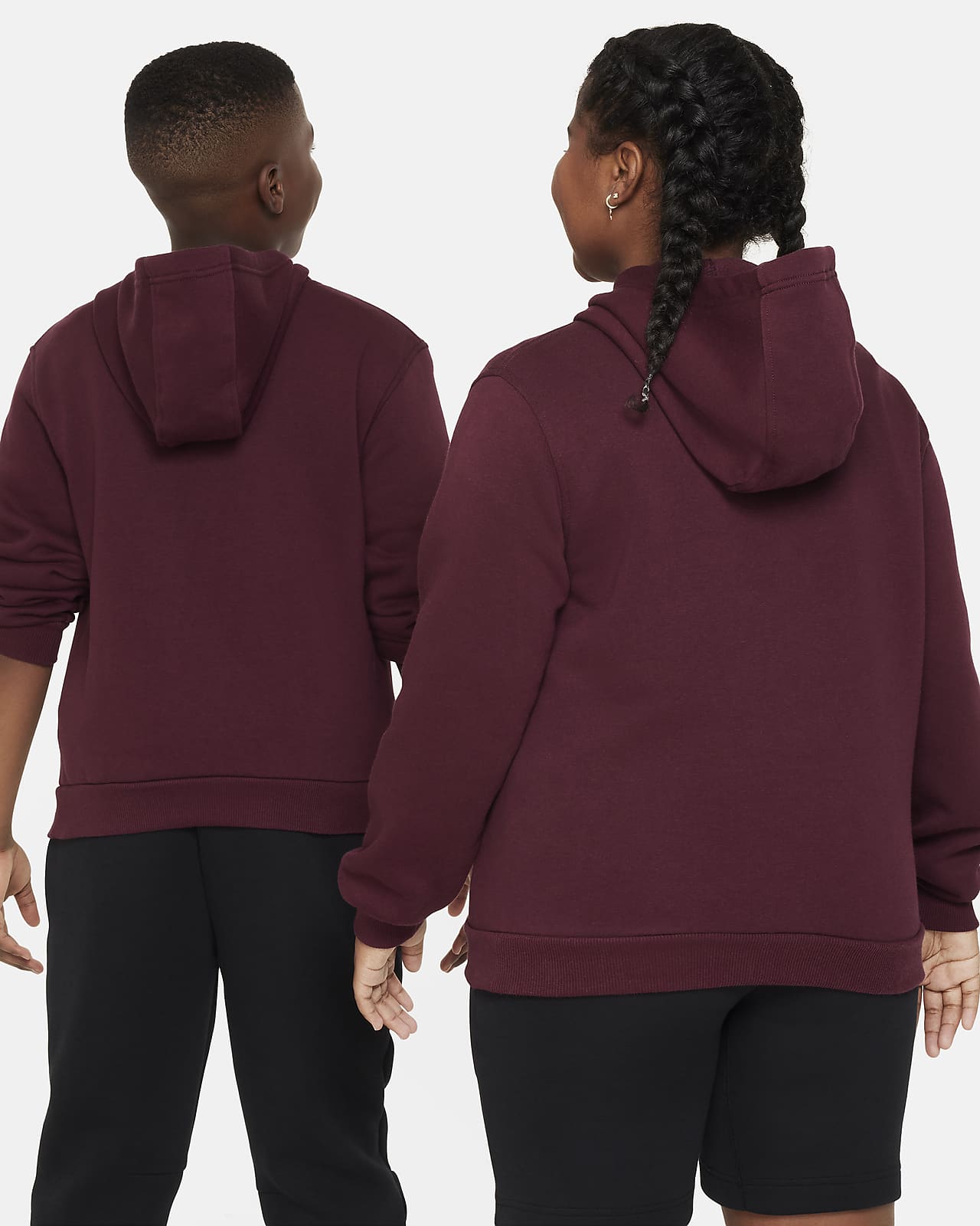 Nike Sportswear Club Fleece Older Kids' Pullover Hoodie (Extended Size). Nike  NO