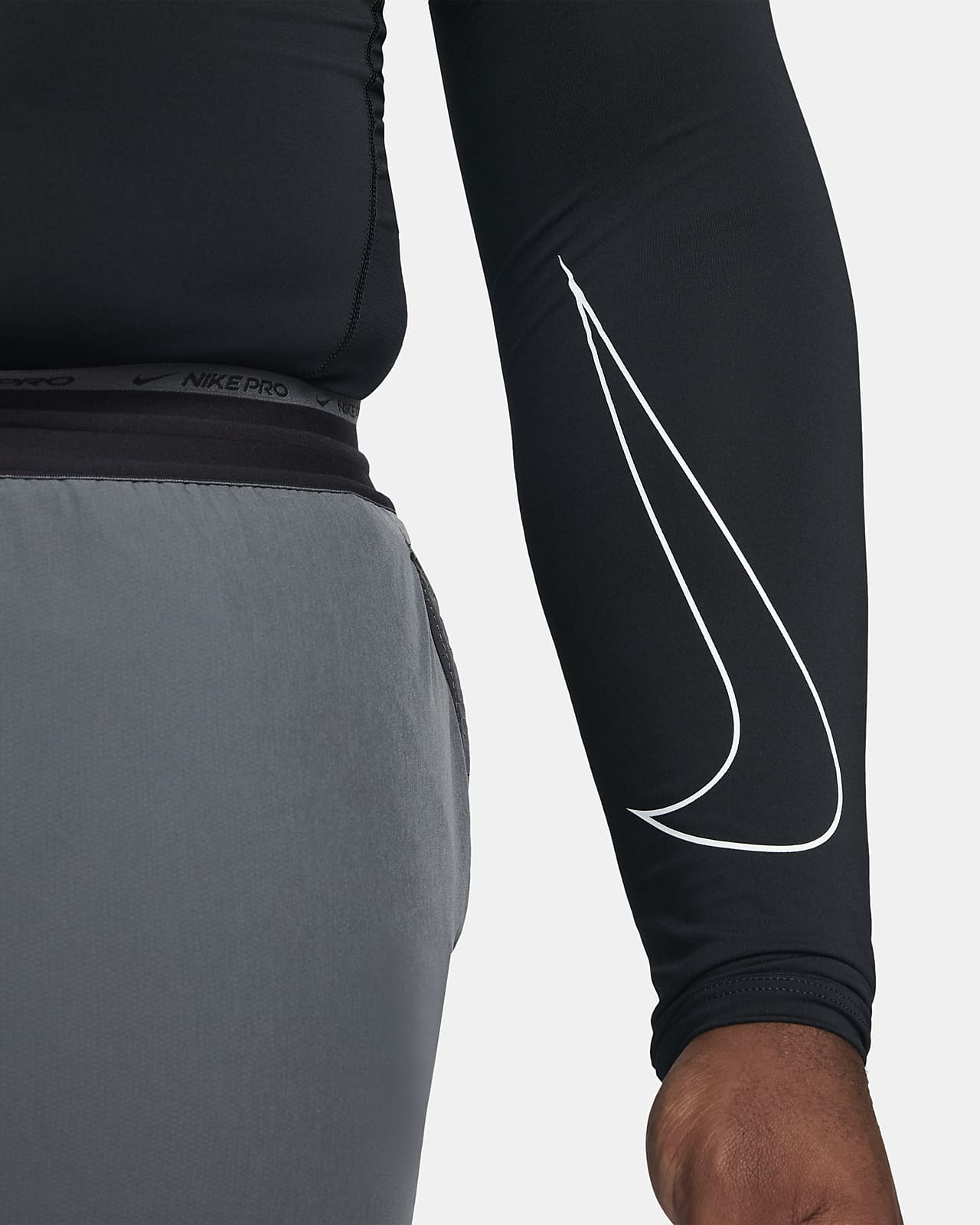 Nike Pro Dri-FIT Men's Tight-Fit Long-Sleeve Top. Nike LU