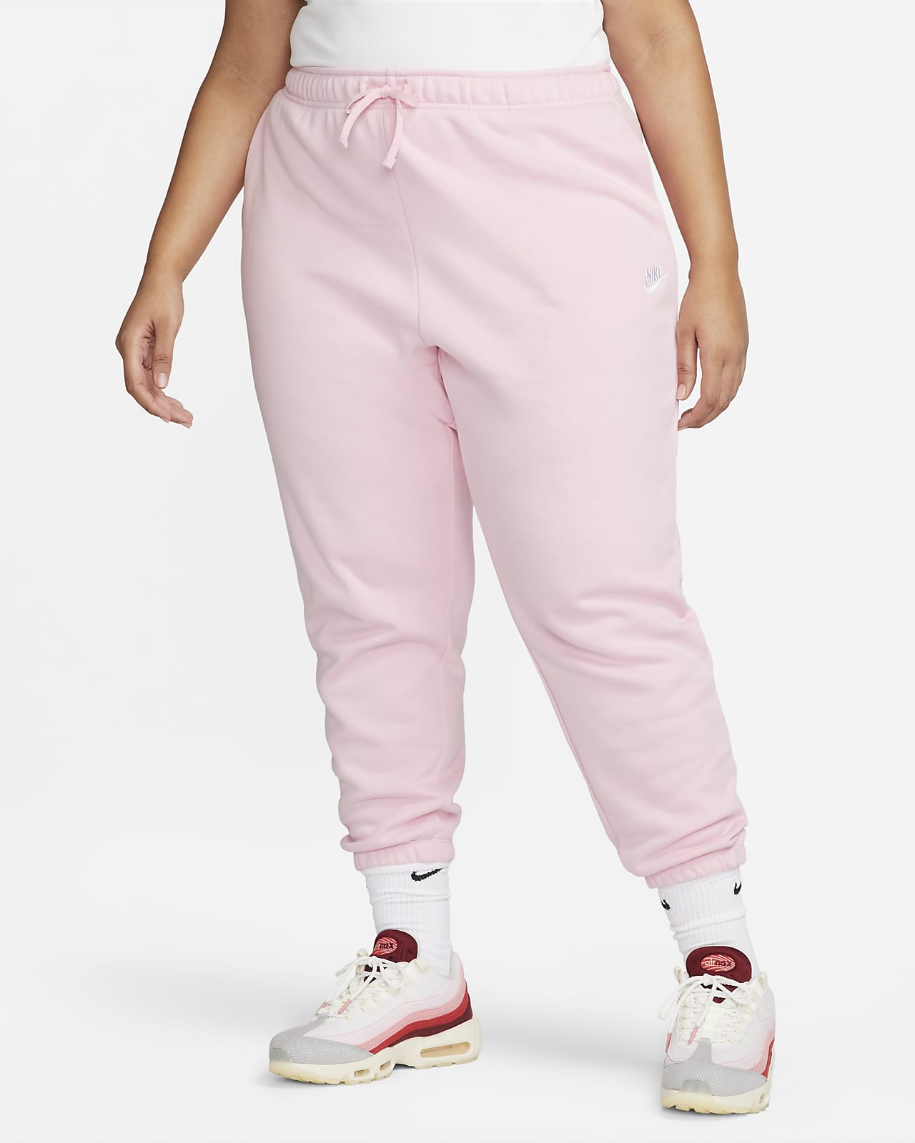 kraan Eed lobby Nike Sportswear Club Fleece Oversized joggingbroek met halfhoge taille voor  dames (Plus Size). Nike NL