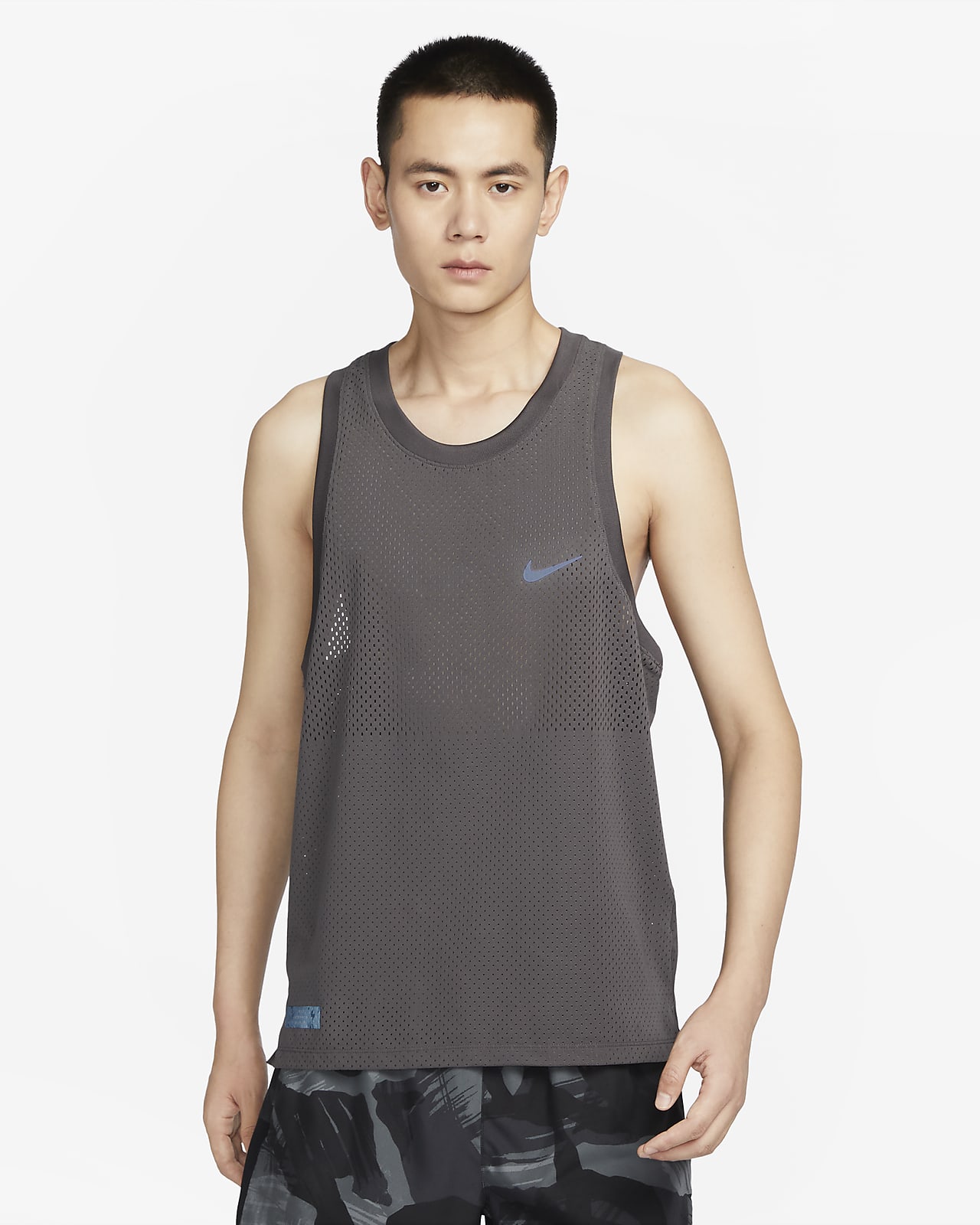 Gray nike cheap tank top