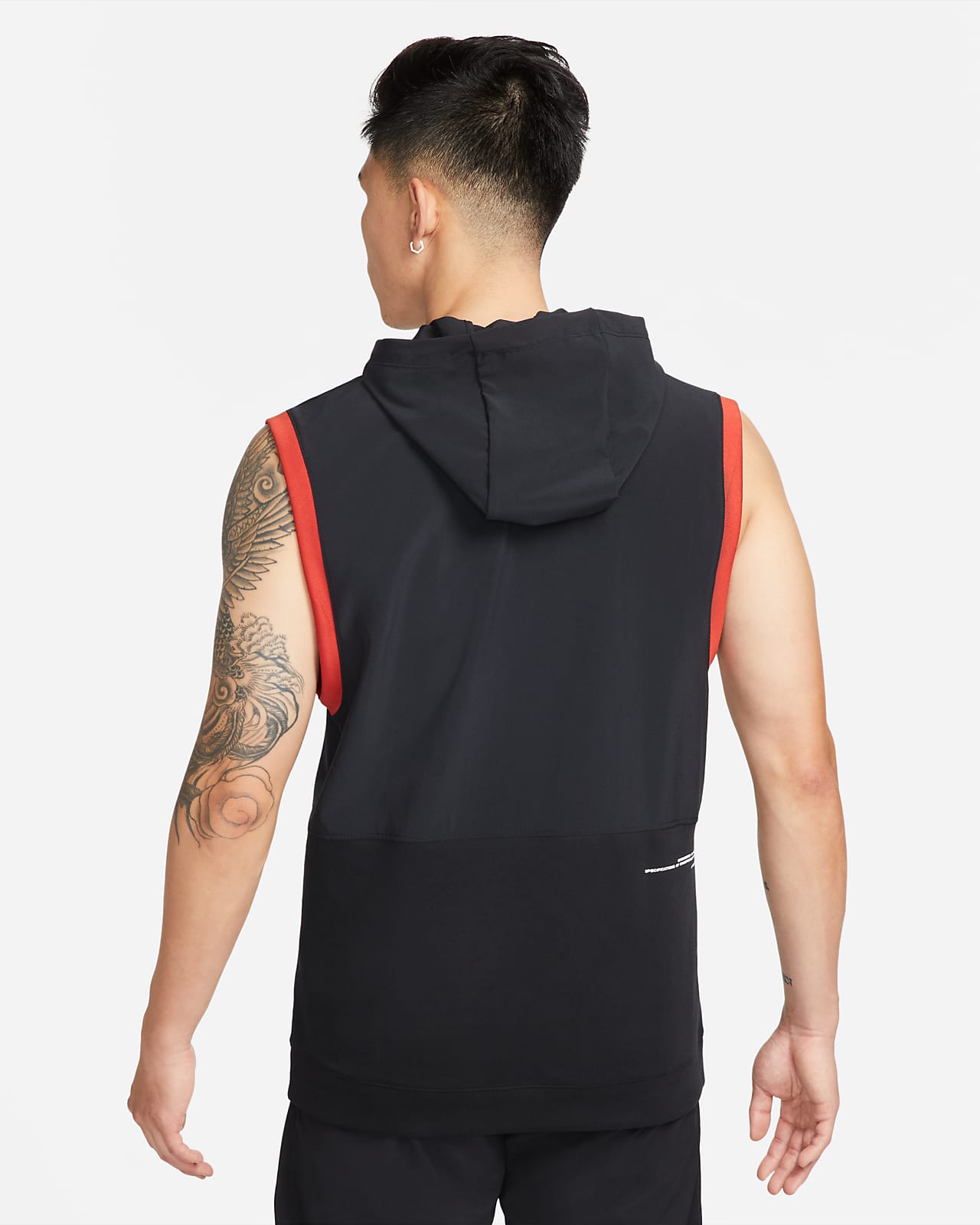 nike men's sleeveless training hoodie