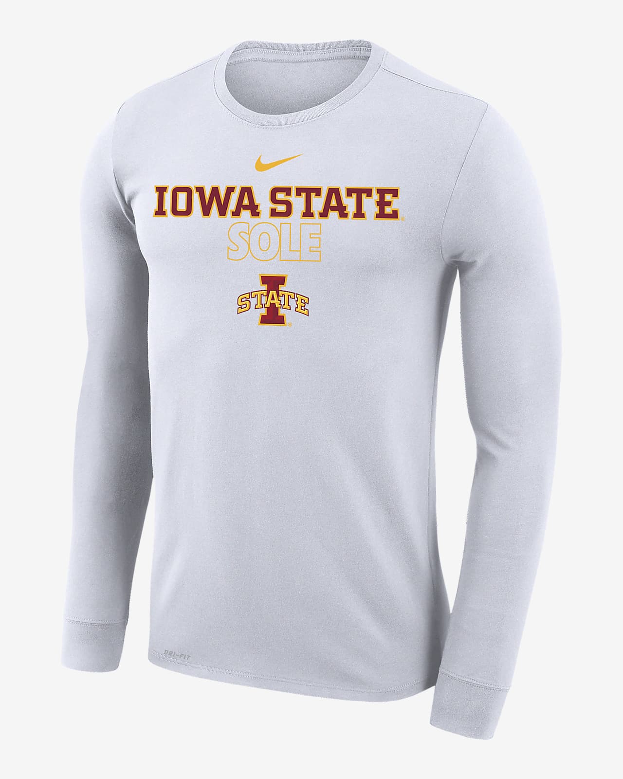 Iowa State Legend Men's Nike Dri-FIT College Long-Sleeve T-Shirt