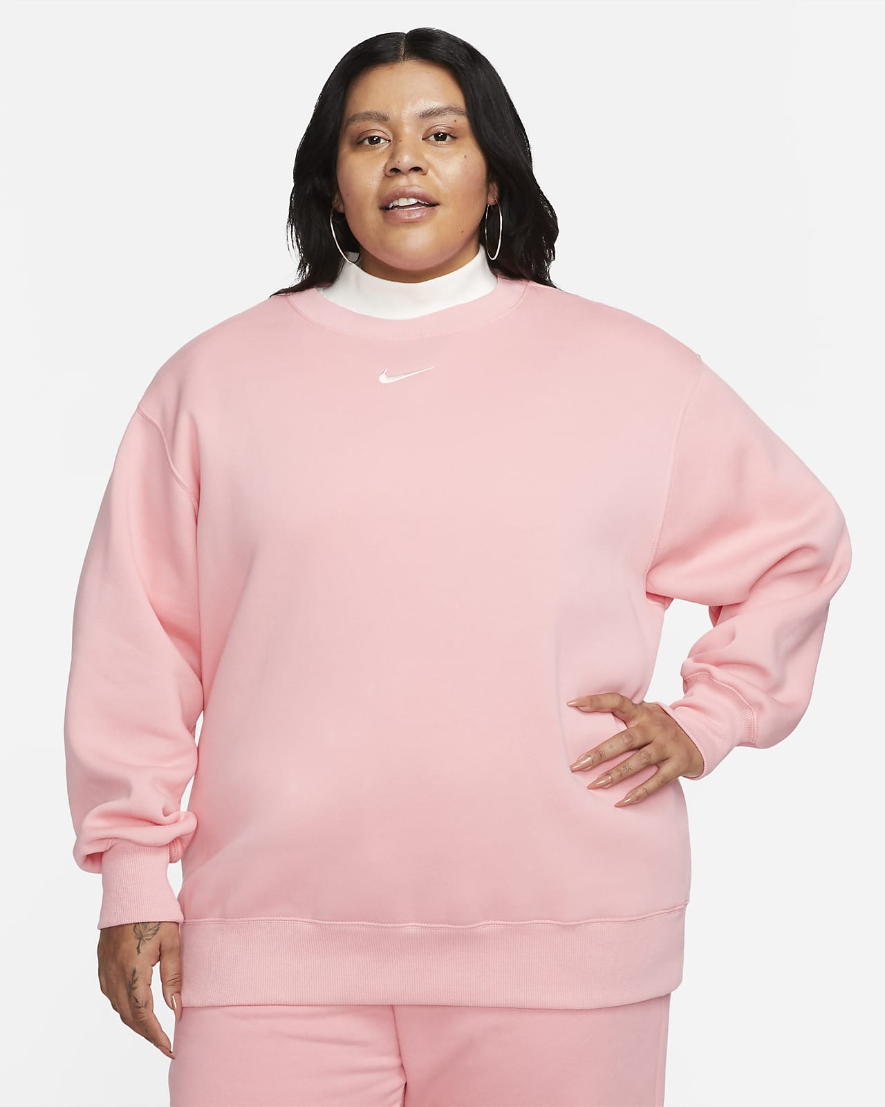 Nike Sportswear Phoenix Fleece Women's Oversized Crewneck Sweatshirt (Plus Size).