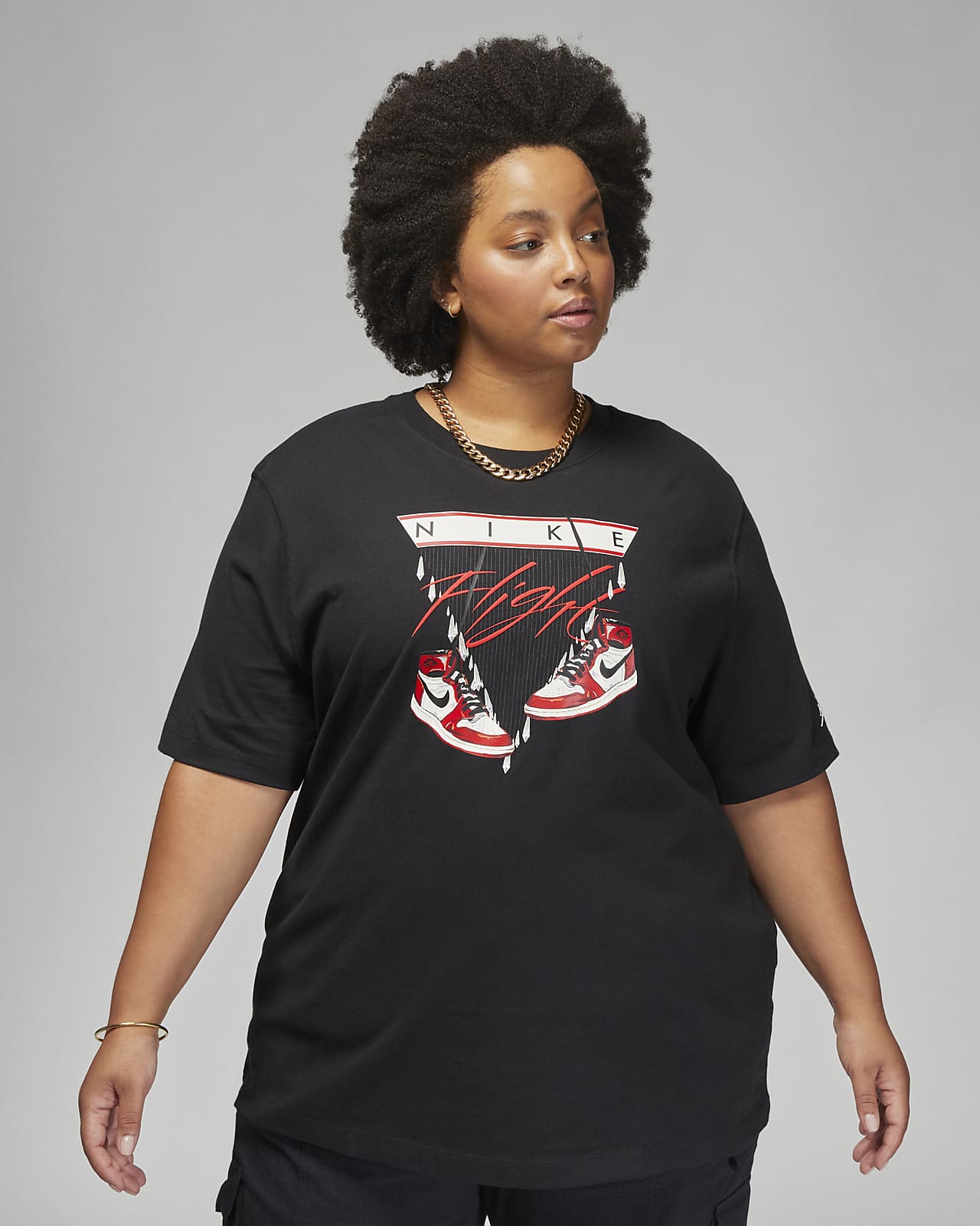 Flight Women's Graphic T-Shirt (Plus Size).