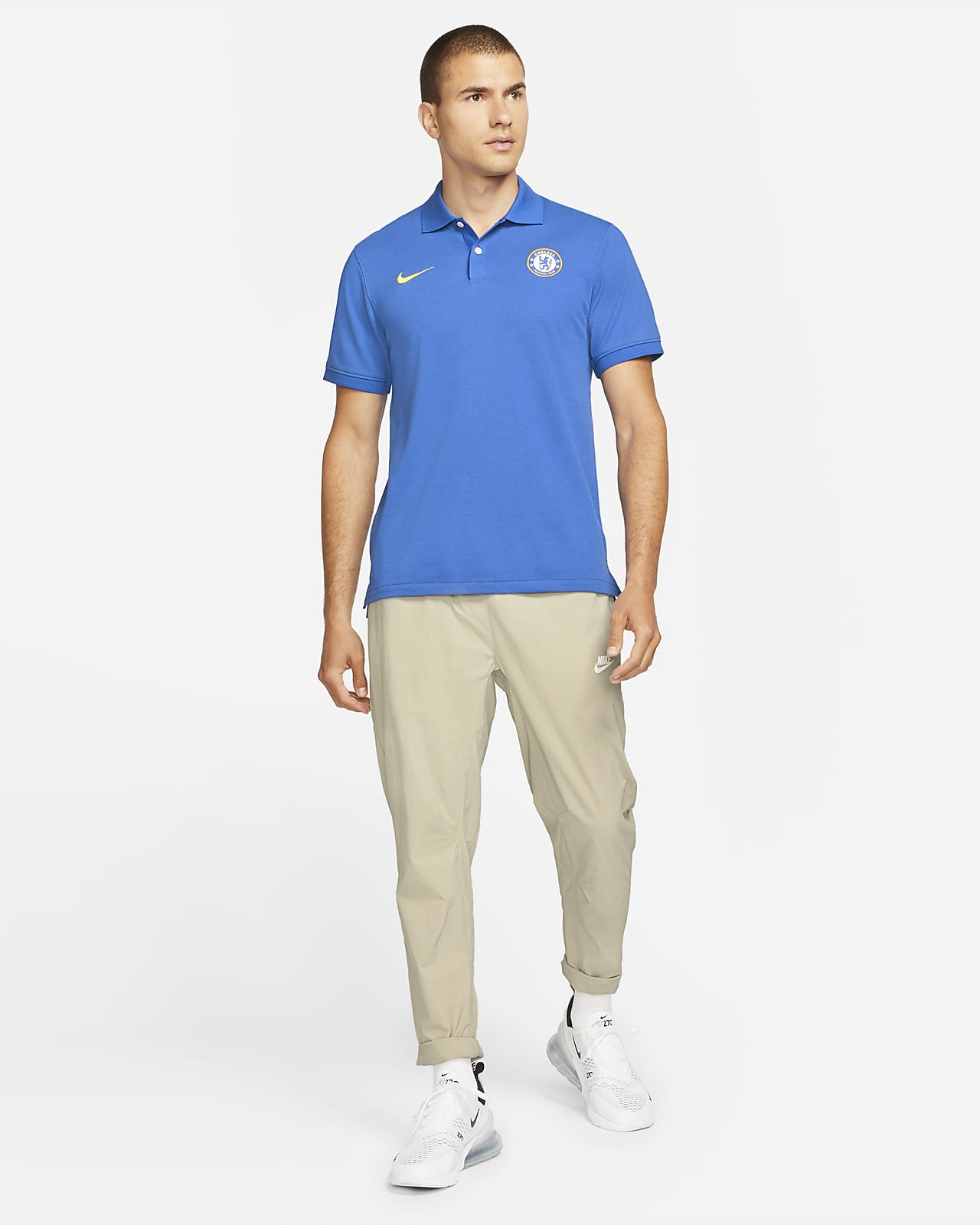 The Nike Polo Chelsea F.C. Men's Slim-Fit Polo. Nike LU