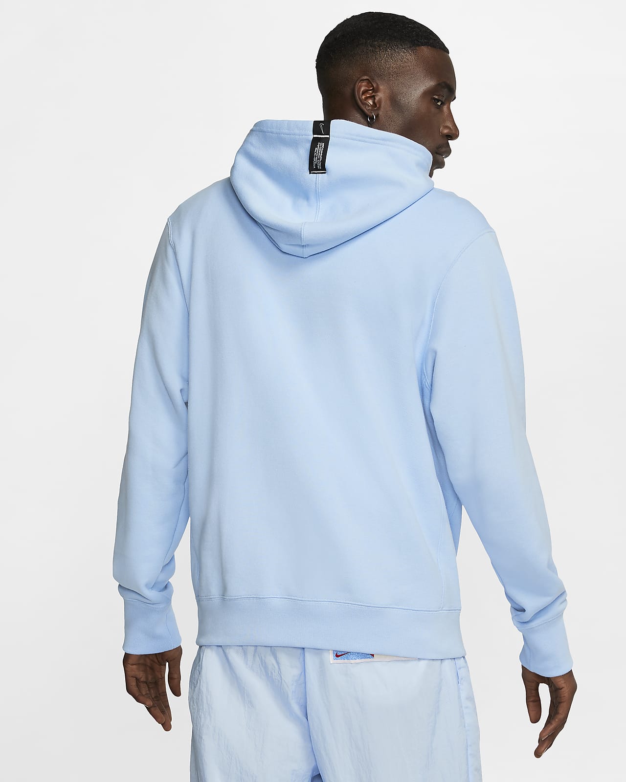 mens light blue nike hoodie