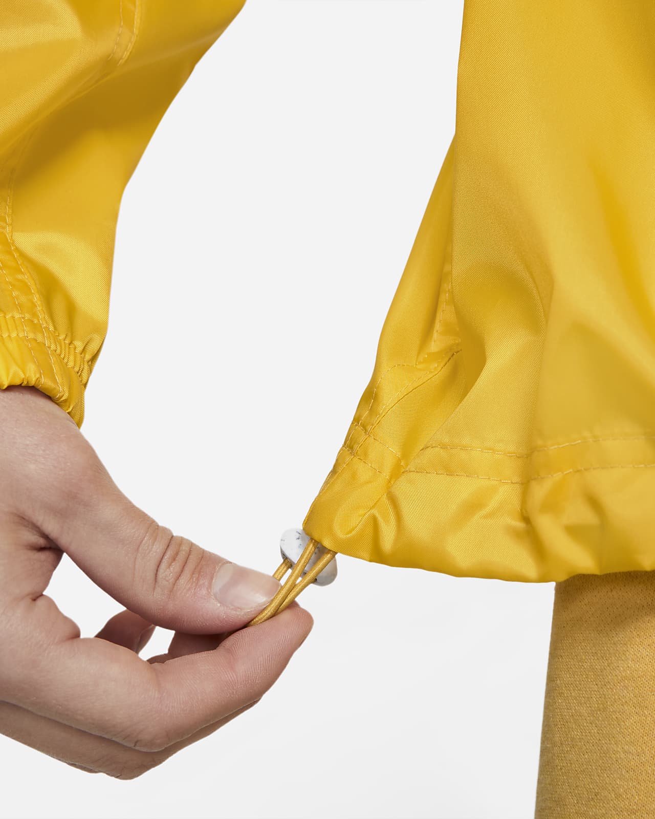 nike woven jacket yellow