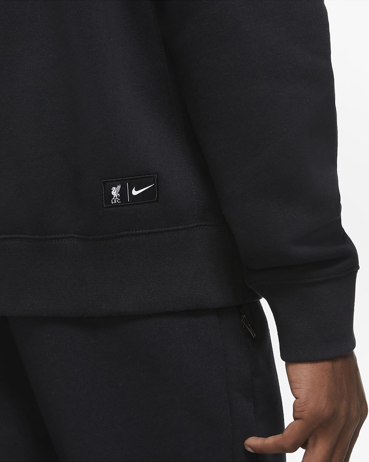 nike liverpool hoodie black