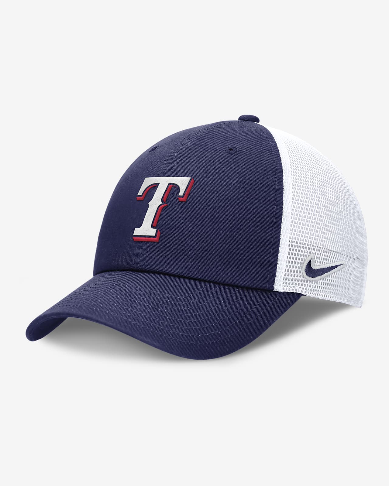 Texas Rangers Evergreen Club Men's Nike MLB Trucker Adjustable Hat