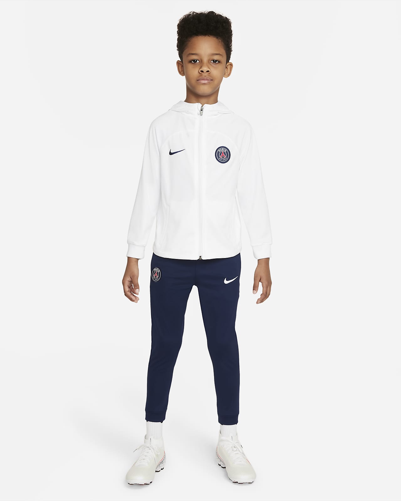 Survêtement de football en maille Nike Dri-FIT Paris Saint-Germain Strike pour Jeune enfant