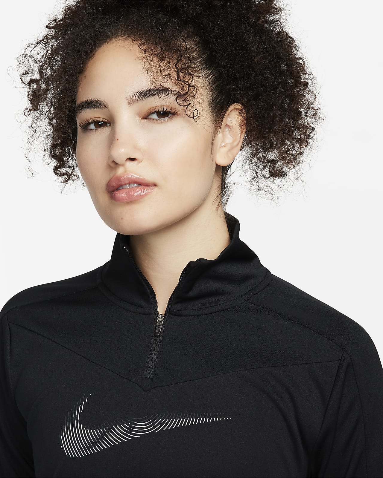 Nike Dri-FIT Swoosh Women's 1/4-Zip Running Top.