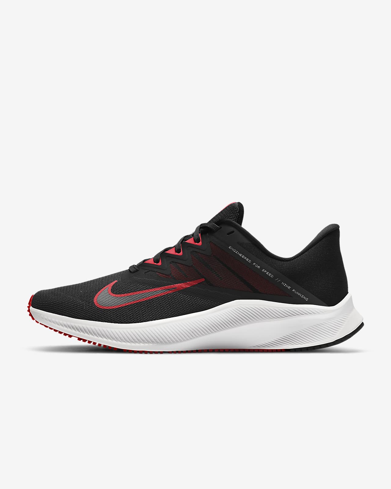 Nike Quest 3 'Black / University Red' $46.97 Free Shipping - Sneaker Steal