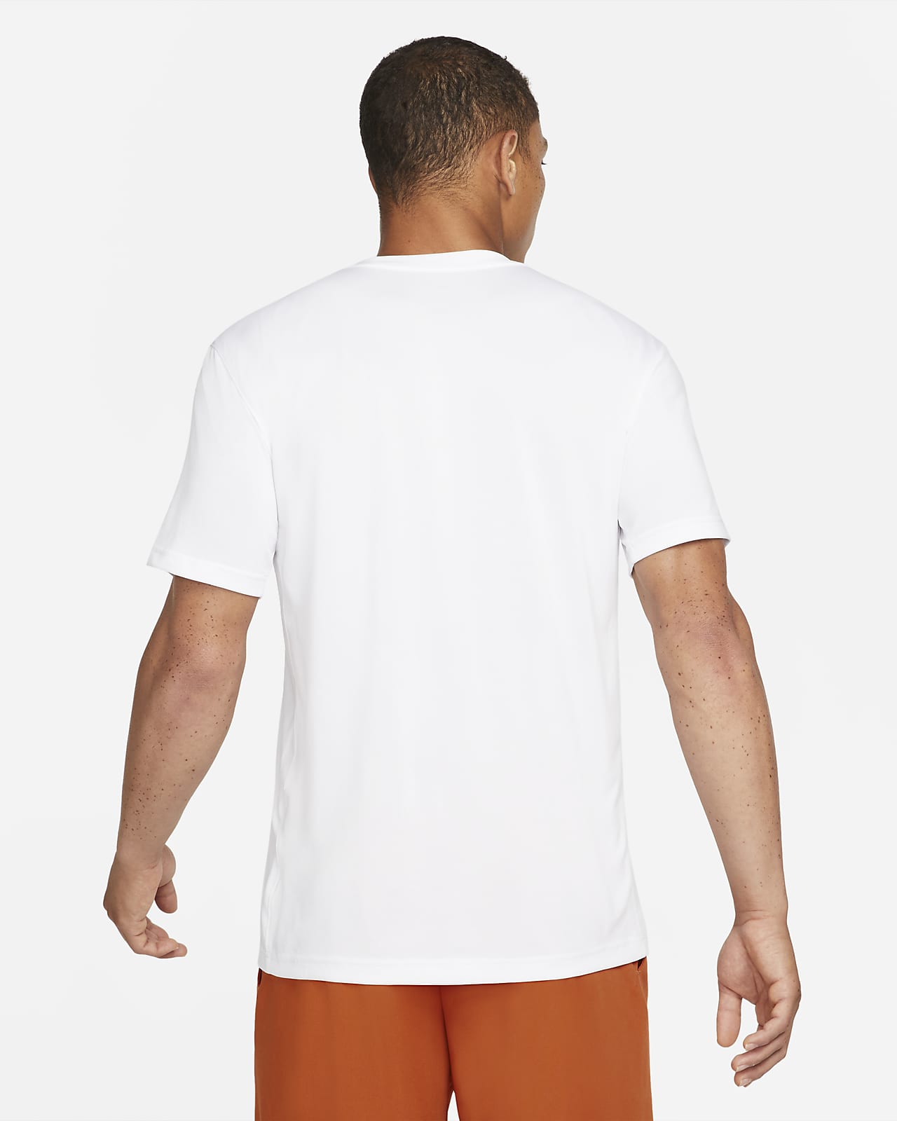 nike white collar t shirt