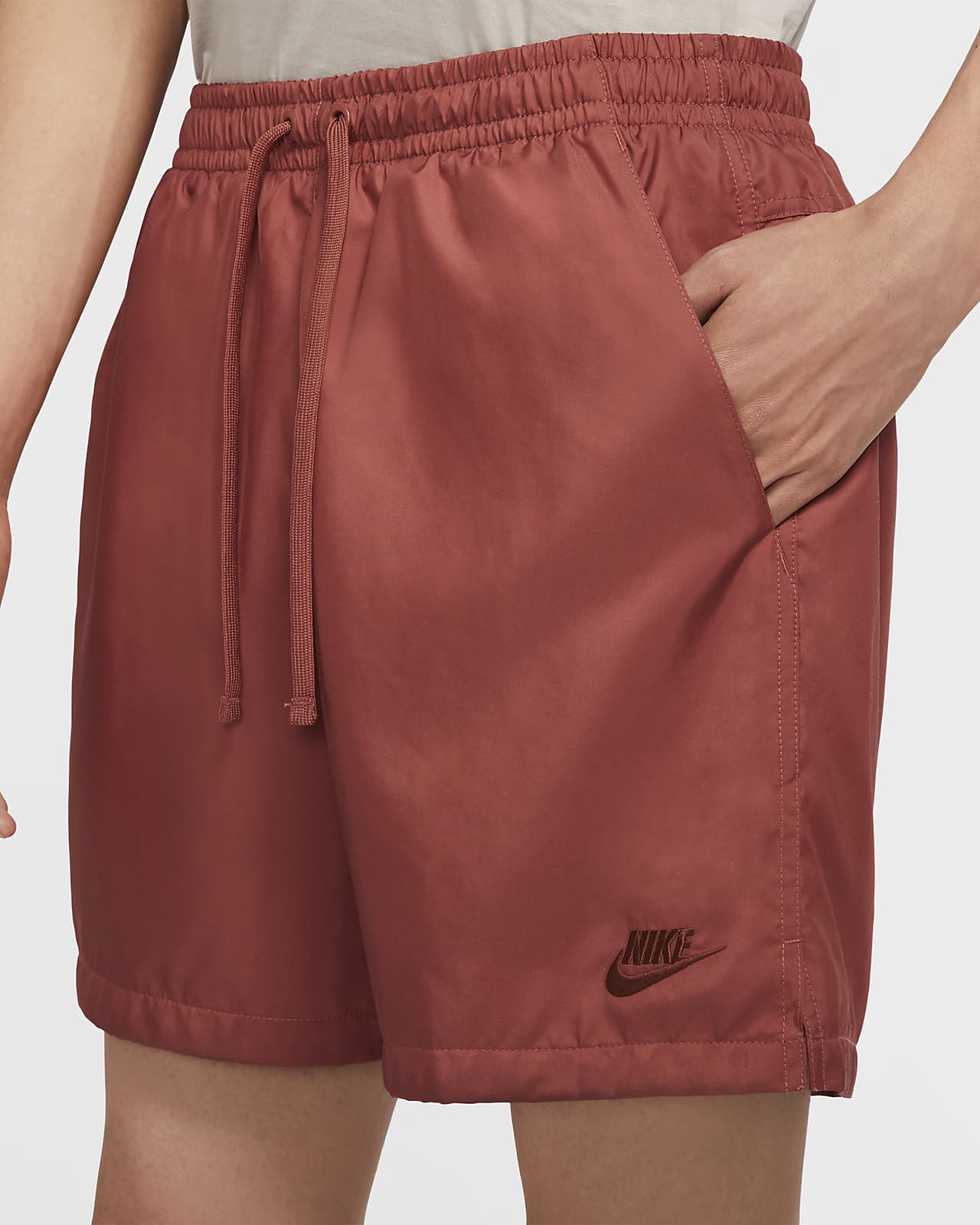 nike woven logo shorts