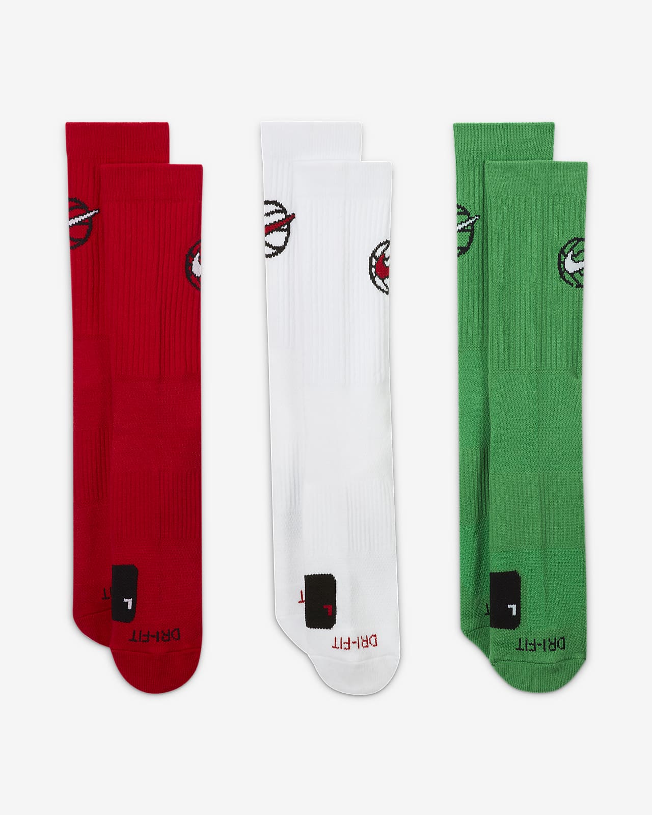 Nike Everyday Crew Basketball Socks (3 Pairs). Nike ZA