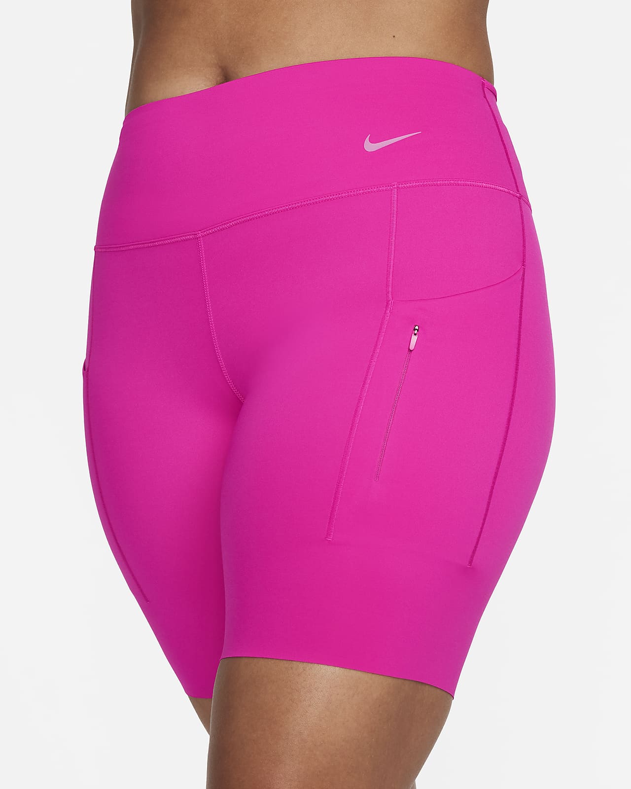 Nike Go Women's Firm-Support Mid-Rise 20cm (approx.) Biker Shorts with  Pockets. Nike LU