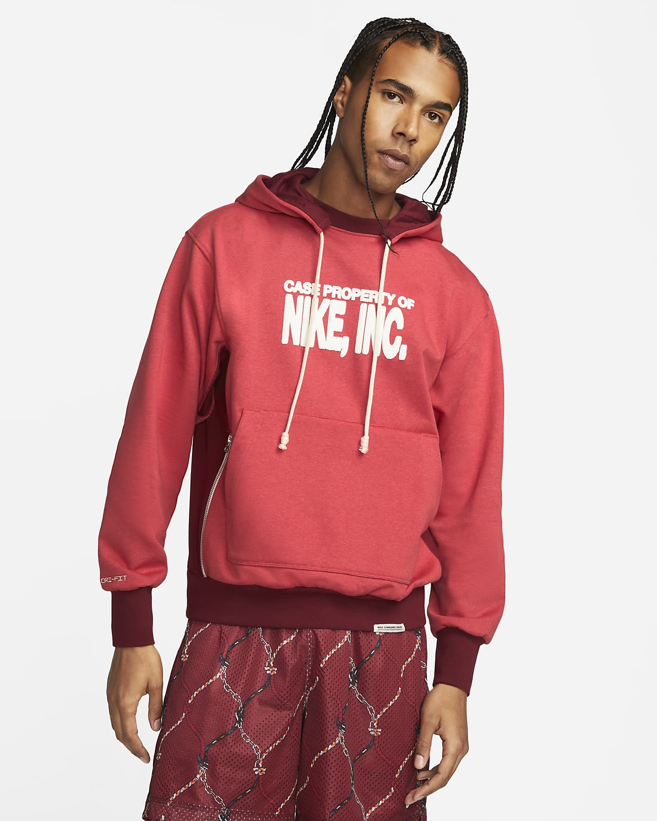 Nike Dri-FIT Standard Issue Men's Pullover Basketball Hoodie. Nike GB