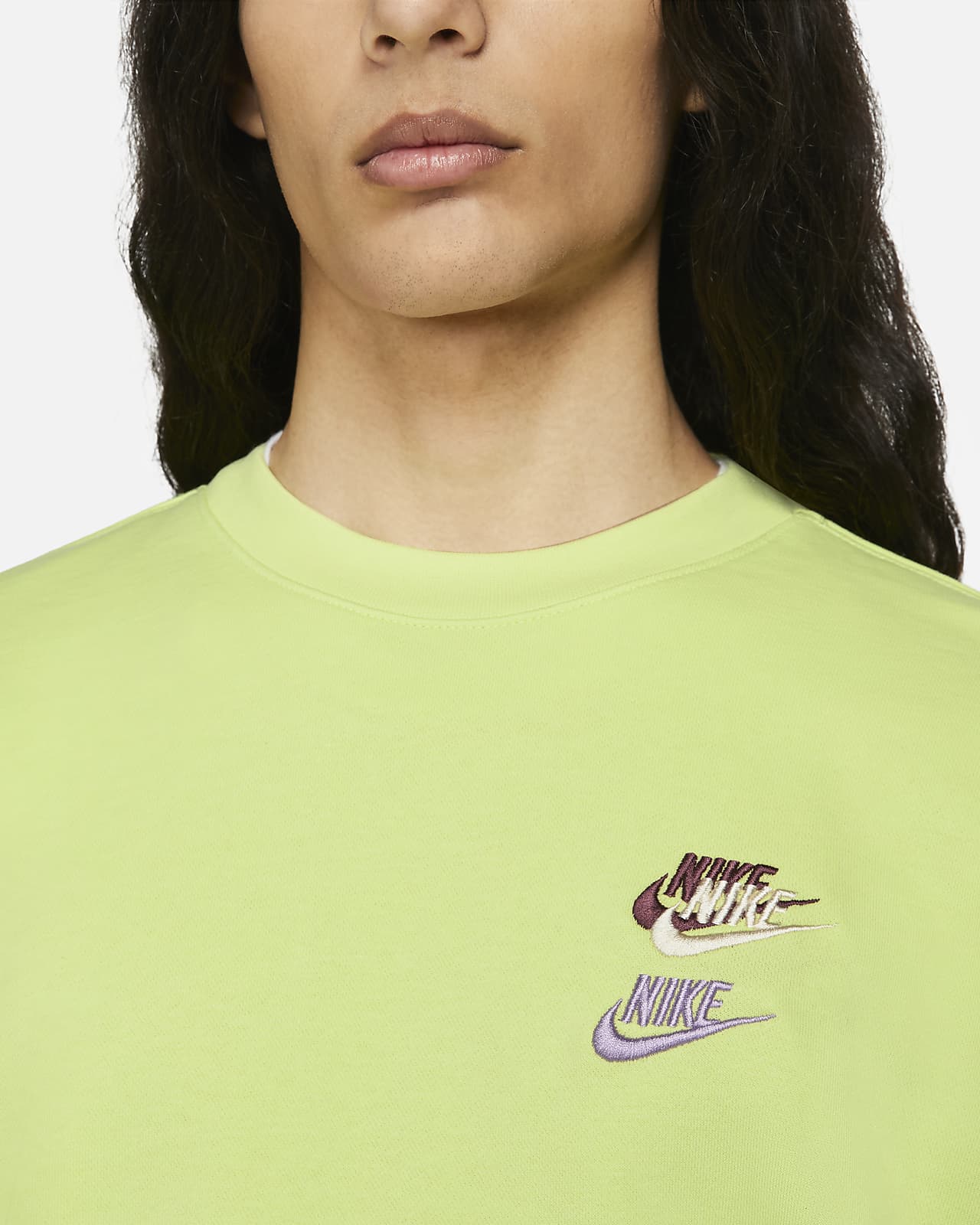 men's french terry crew nike sportswear