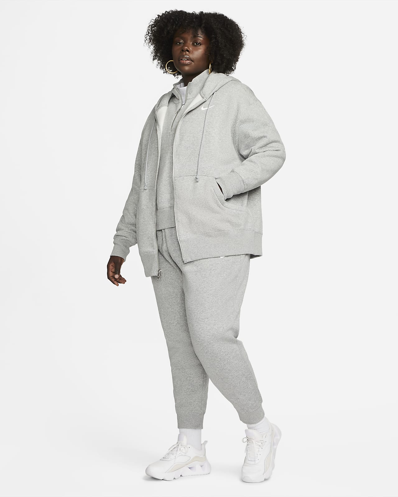 Felpa pullover oversize con cappuccio Nike Sportswear Phoenix Fleece – Donna.  Nike CH