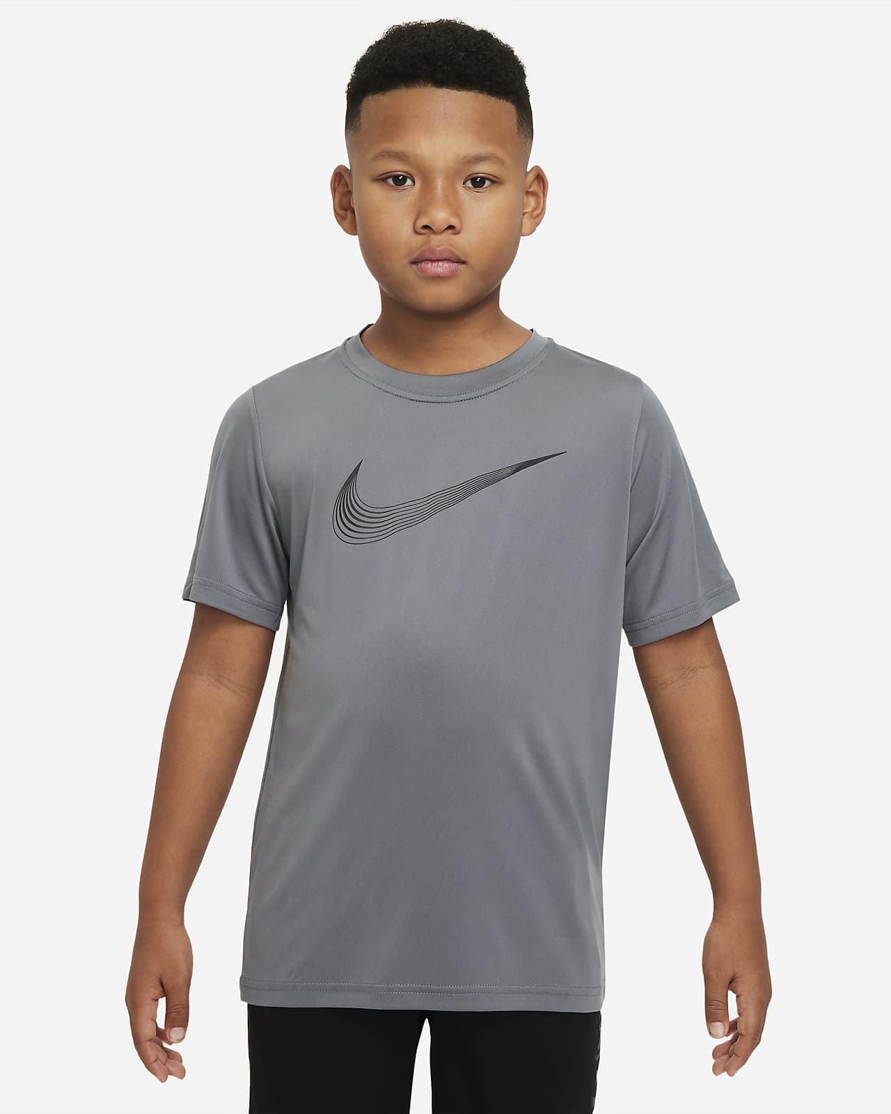 Nike Dri-FIT Kurzarm-Trainingsoberteil für ältere Kinder (Jungen)