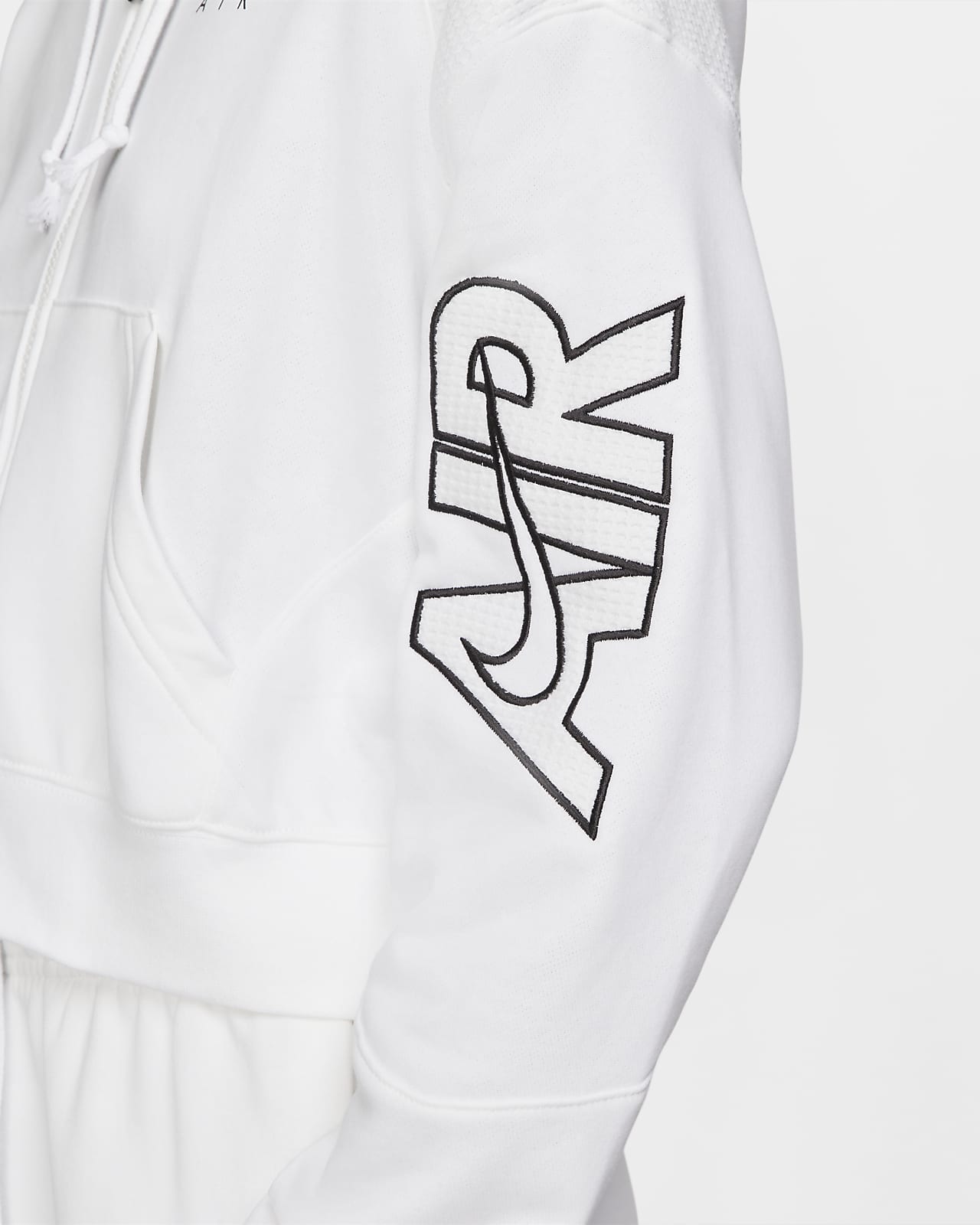 Sudadera de tejido Fleece con gorro y cierre completo oversized para mujer  Nike Air. Nike.com
