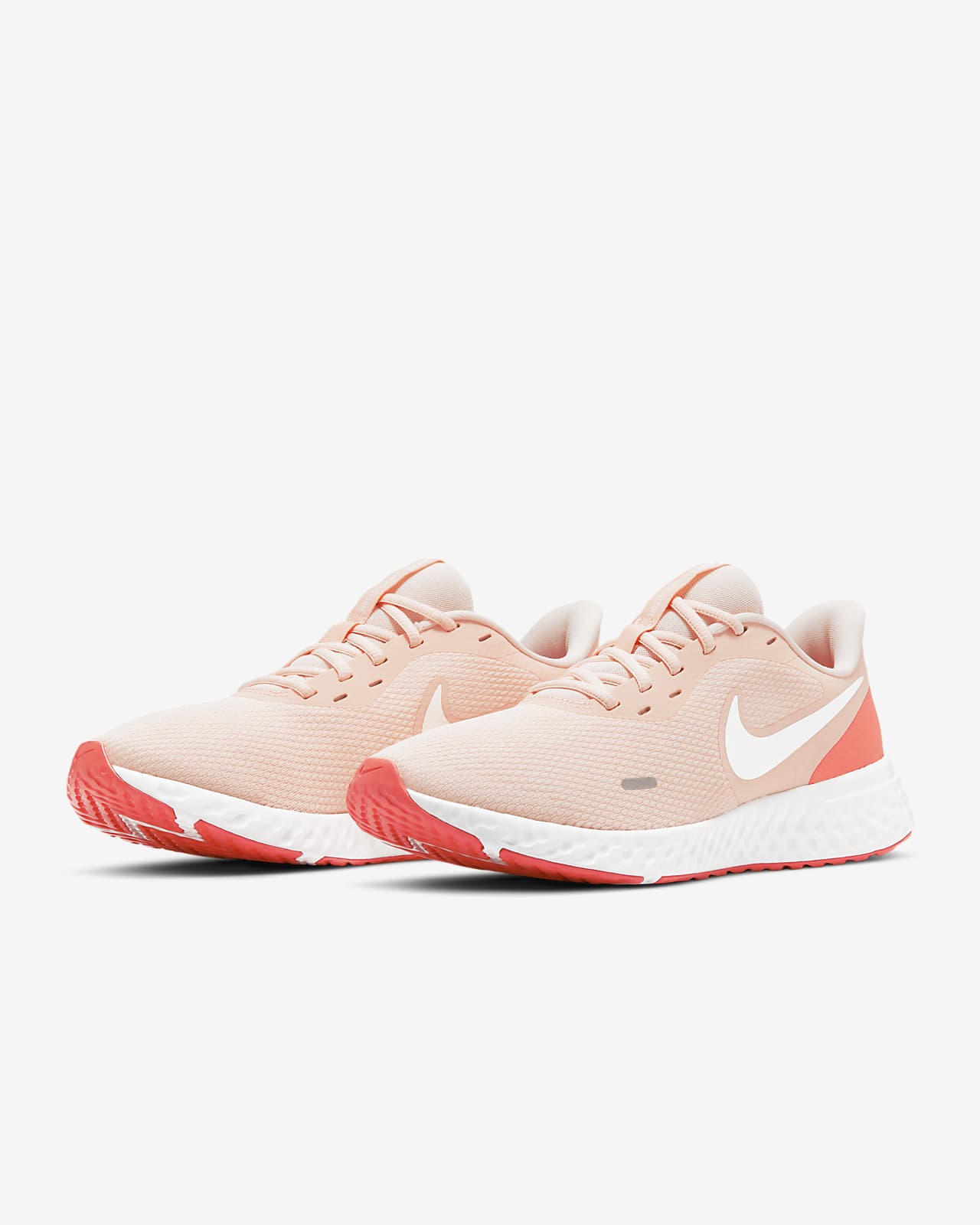 coral nike running shoes