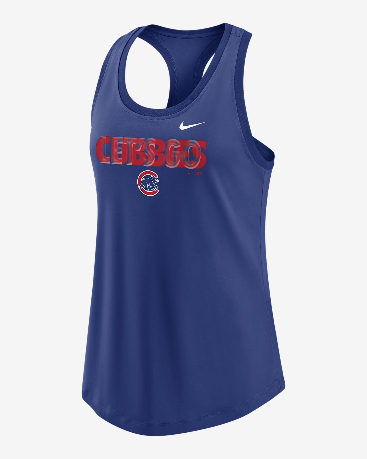 Camiseta de tirantes con espalda deportiva mujer Nike Dri-FIT Let's Go (MLB Cubs). Nike.com