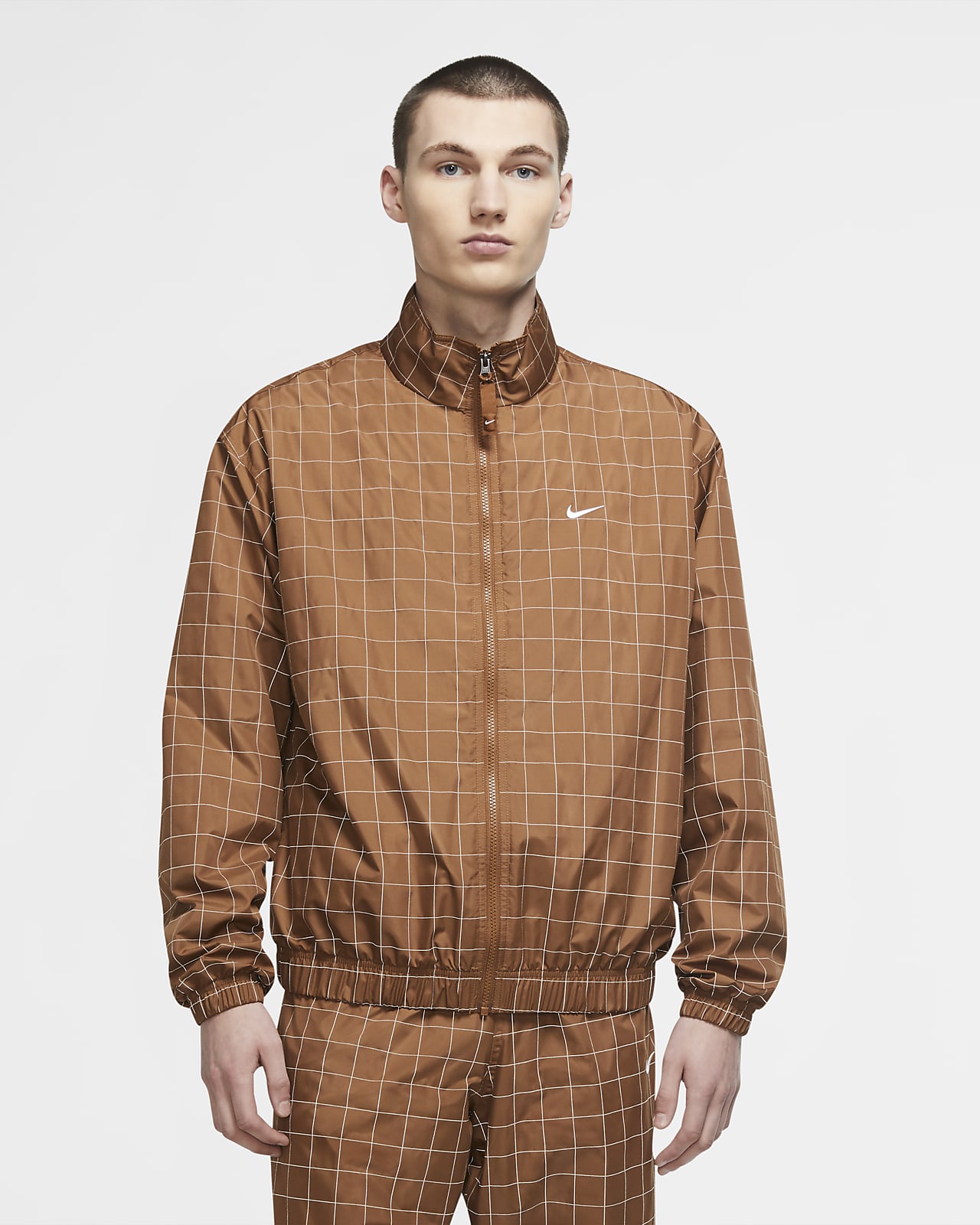 nike checkered tracksuit