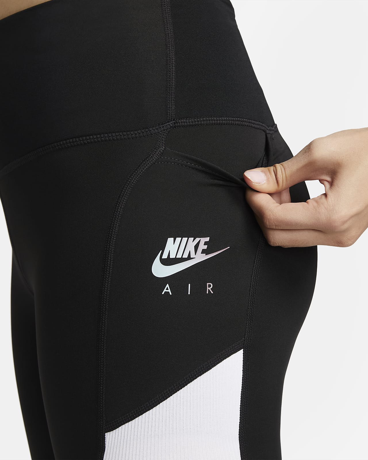 Air Women's 7/8-Length High-Rise Running Leggings. Nike
