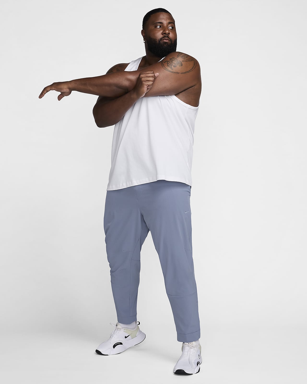 Nike Running Pants Medium Adult Black Athletic Stretch Ankle Zip