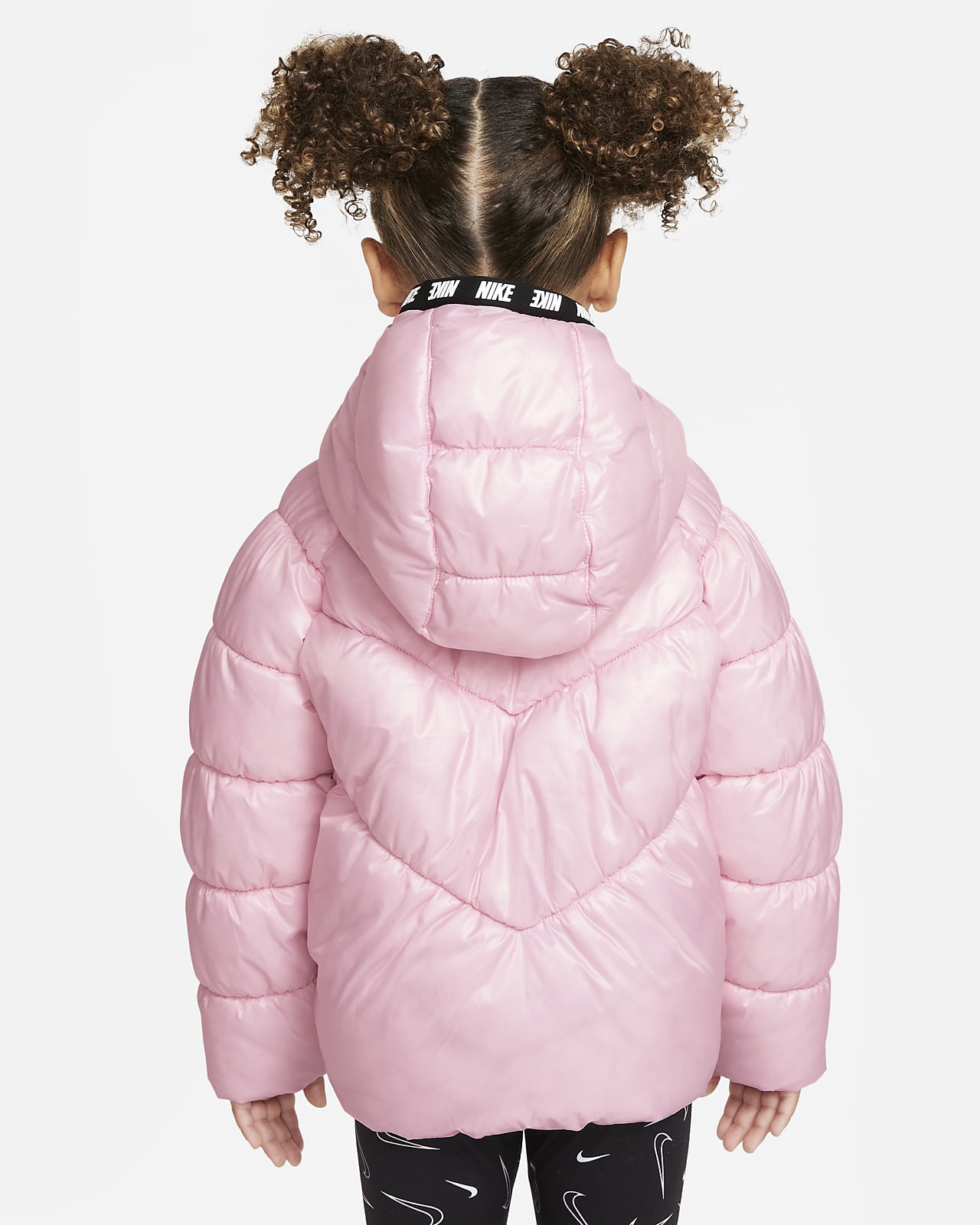 Nike Manteau d'Hiver Doudoune NSW synthetic-fill - Rose/Blanc Enfant