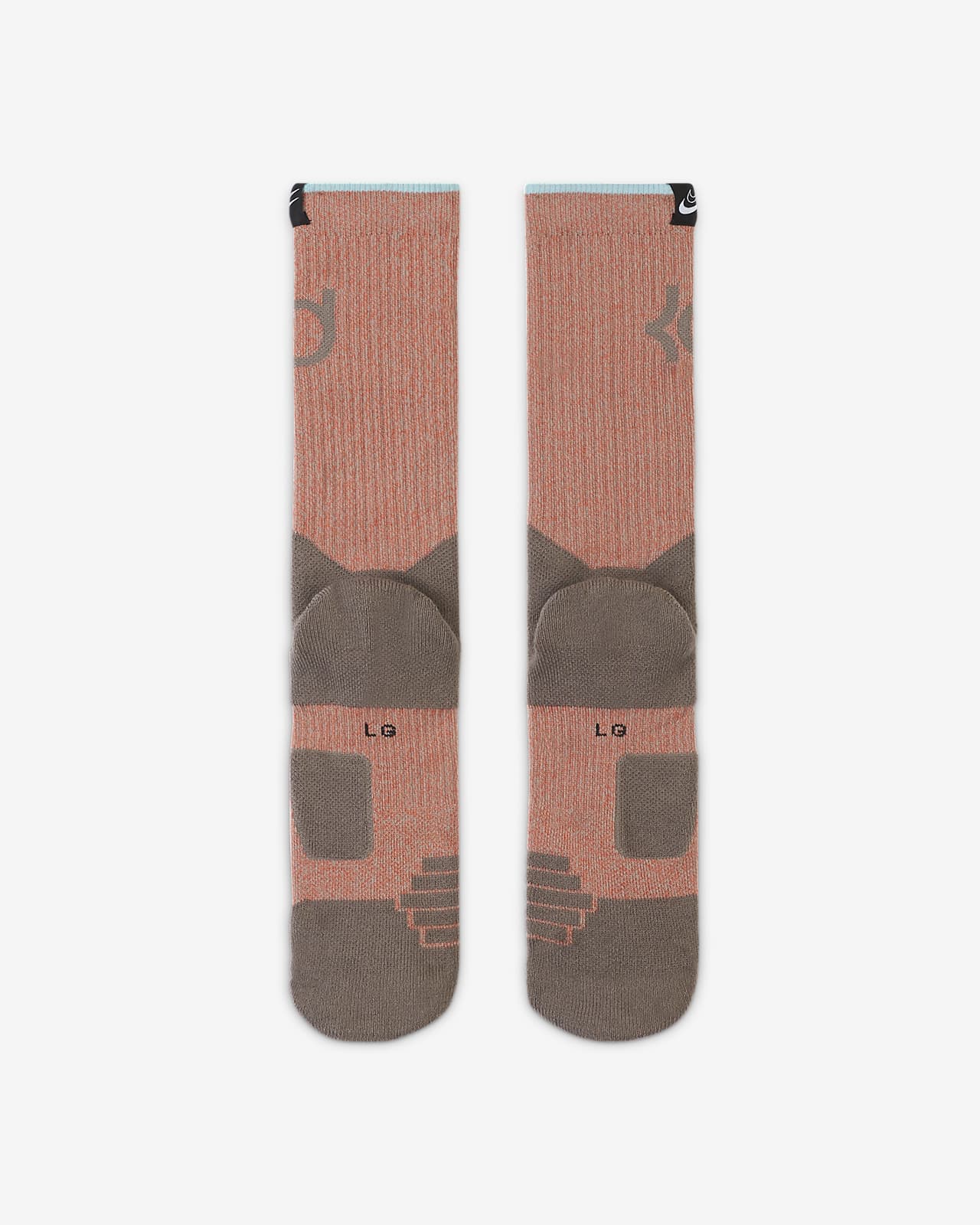 orange nike basketball socks
