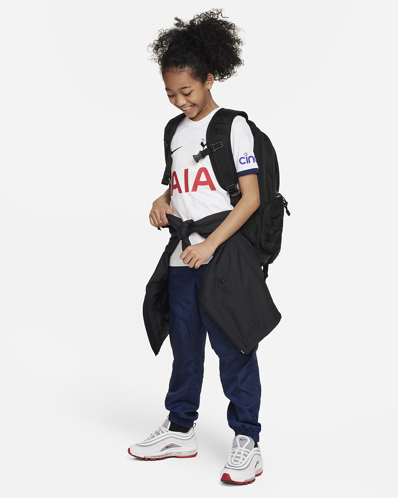 Tottenham Hotspur 2023/24 Stadium Home Big Kids' Nike Dri-FIT Soccer  Jersey.