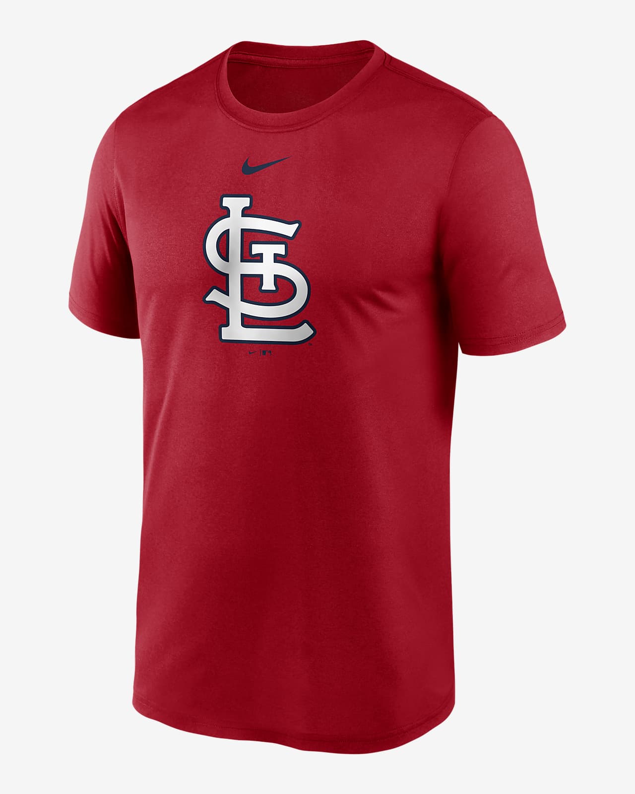 Men's Nike Light Blue St. Louis Cardinals Team Slider Tri-Blend Long Sleeve  T-Shirt