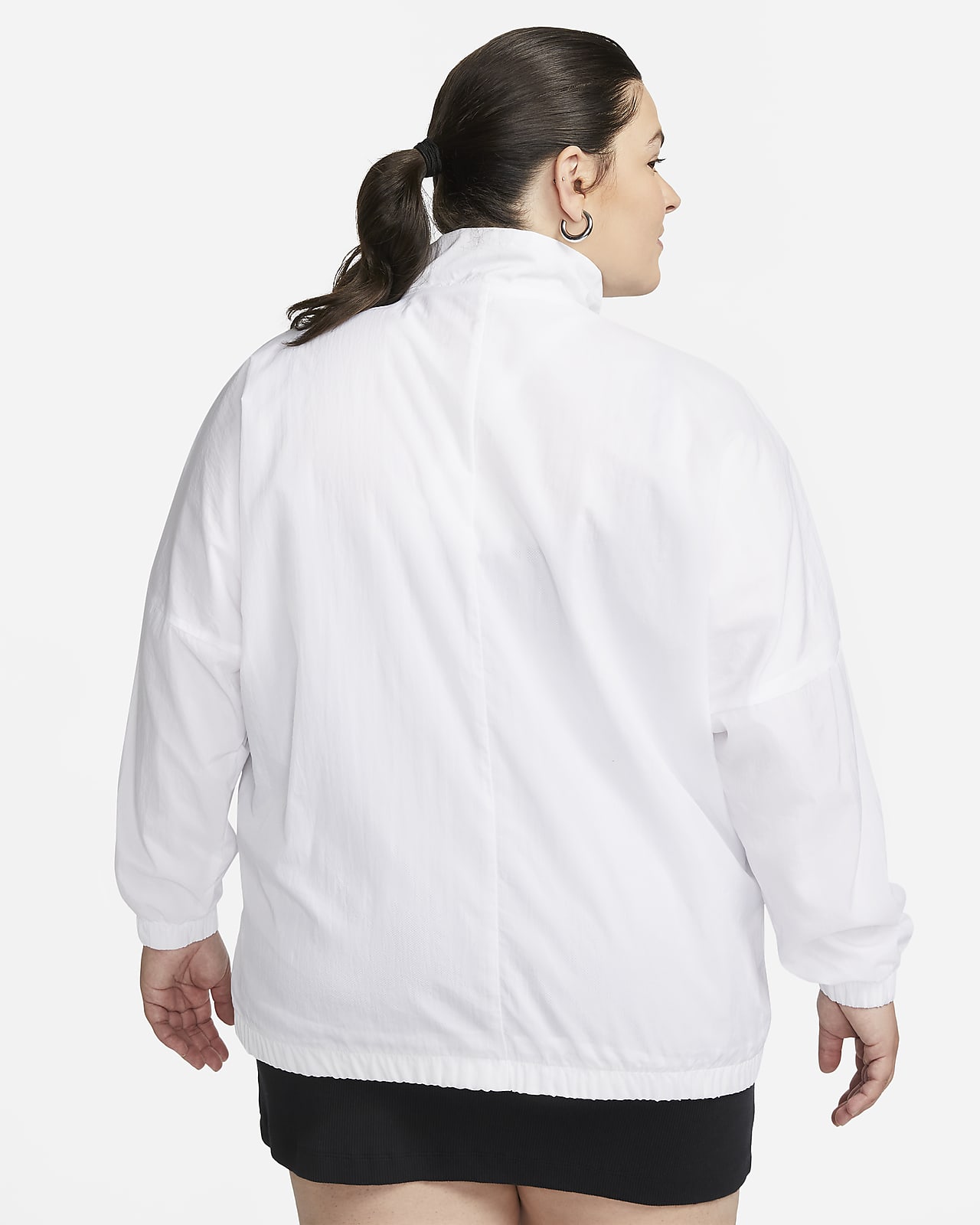 Plus size deals windbreaker nike