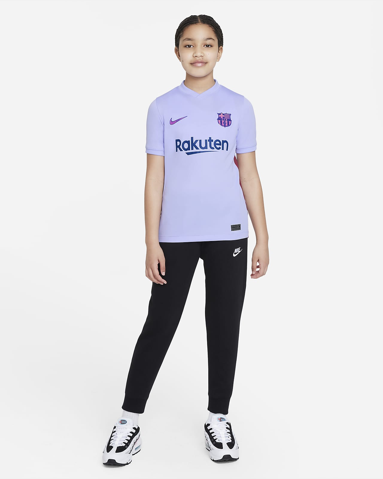 F.C. Barcelona 2021/22 Stadium Away Older Kids' Nike Dri-FIT Football ...