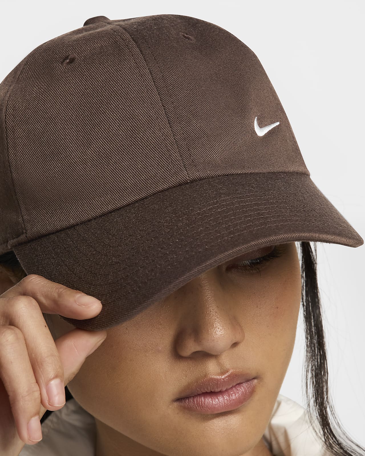 Nike unisex Club Unstructured Cap in Brown, Size: L/XL | FZ5698-237