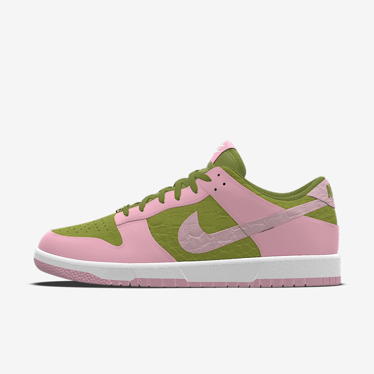 Nike sb dunks hot pink lime green best sale