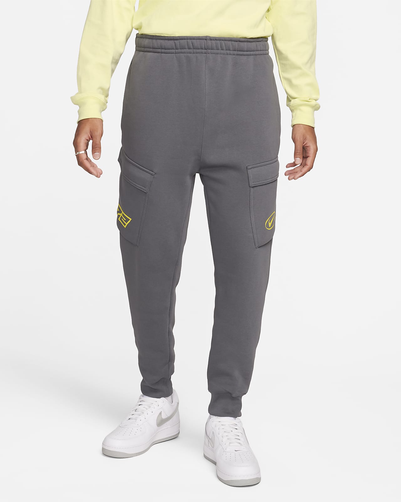 Calças cargo de lã cardada Nike Sportswear para homem. Nike PT