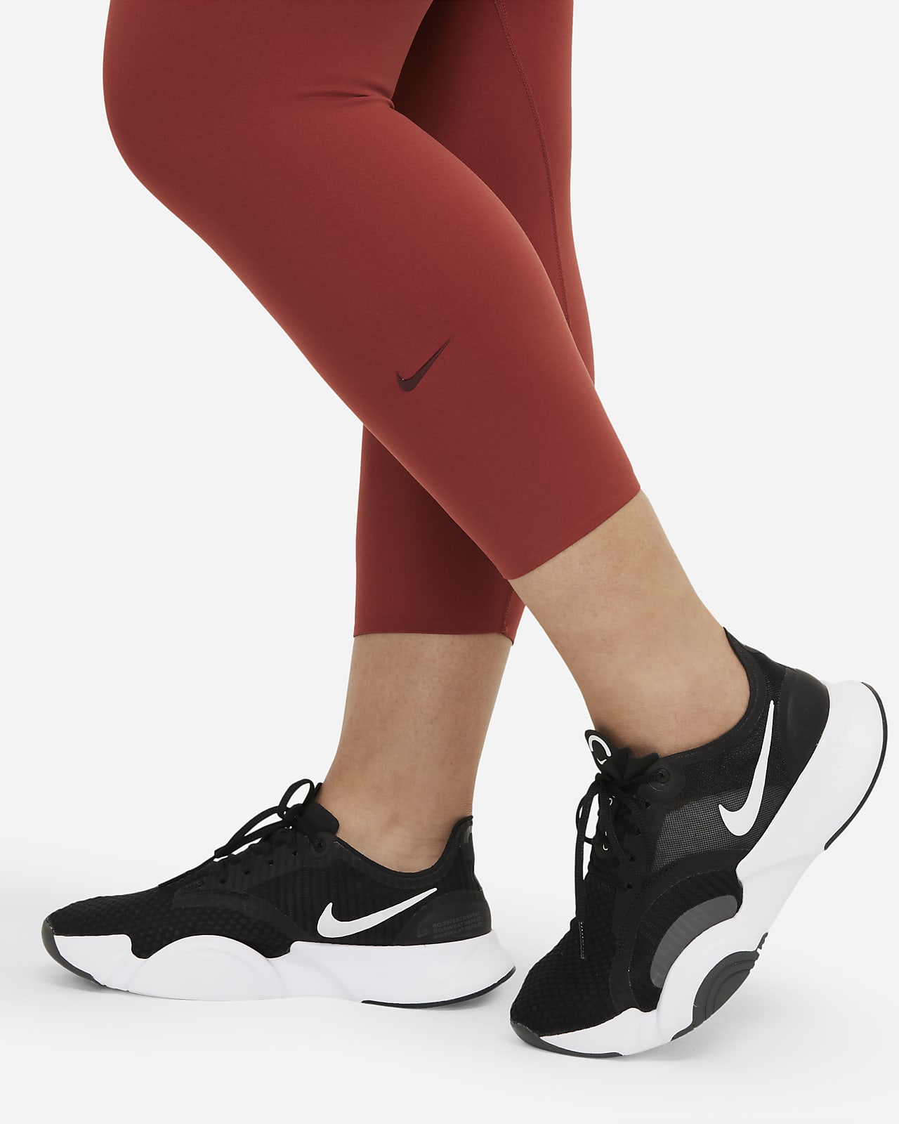 Leggings cropped de tiro medio para mujer (talla grande) Nike One Luxe. Nike .com