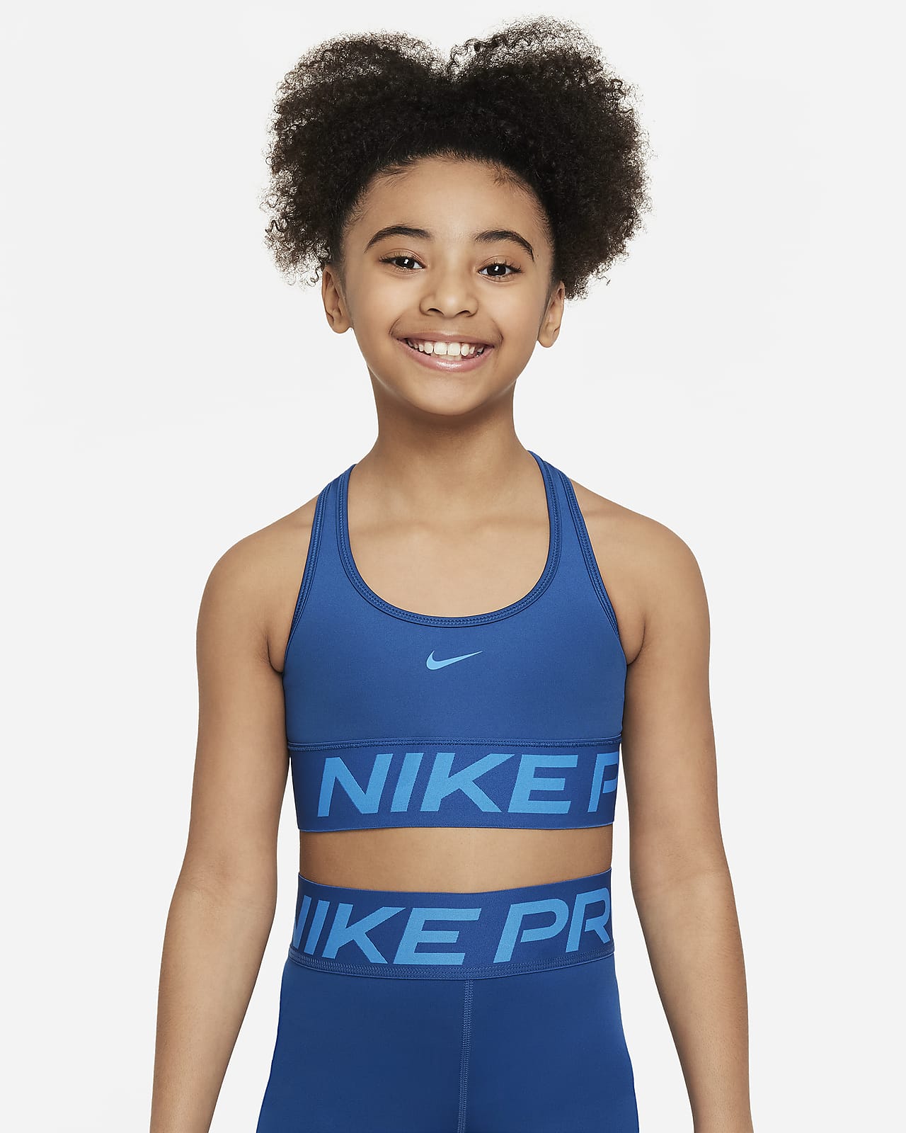 Dziewczęcy stanik sportowy Nike Pro Swoosh